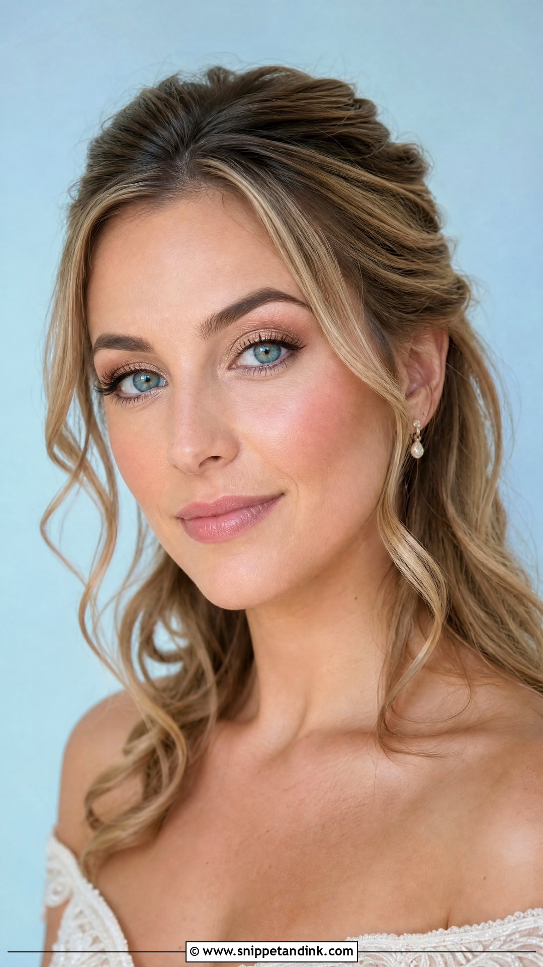Natural Wedding Makeup For Blue Eyes - Snippet and Ink - 20 Very Natural Wedding Makeup Ideas