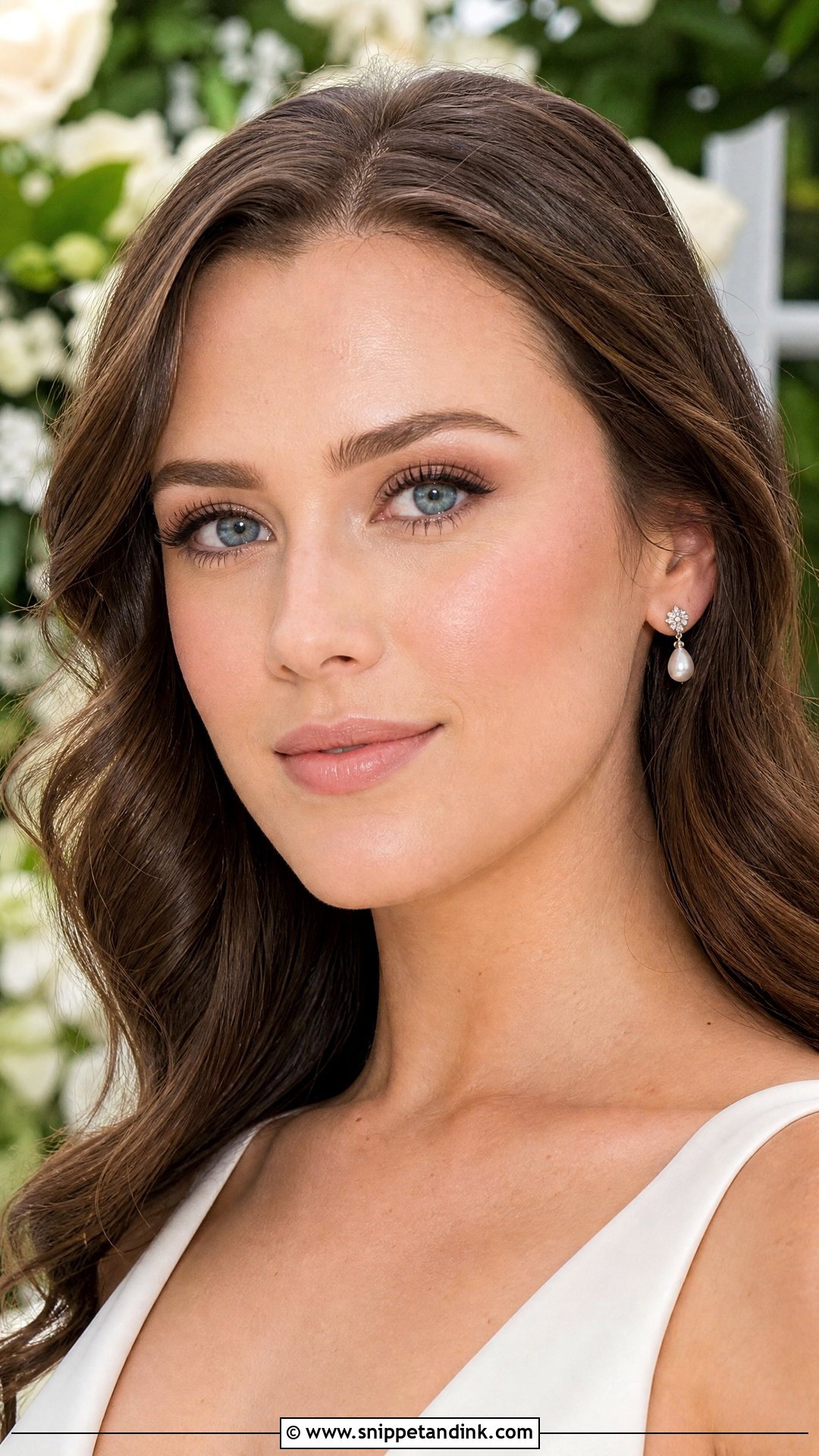 Natural Wedding Makeup For Blue Eyes And Brown Hair - Snippet and Ink - 20 Wedding Makeup for Blue Eyes and Brown Hair