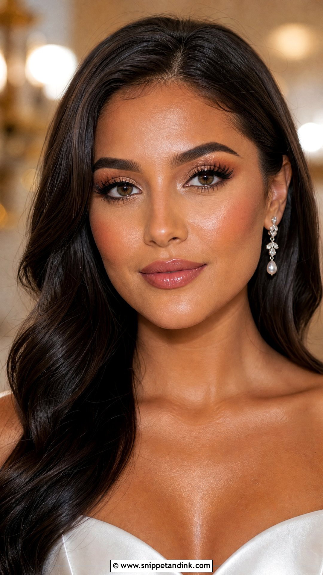 Natural Wedding Makeup For Brown Eyes - Snippet and Ink - 35 Natural Wedding Makeup Ideas