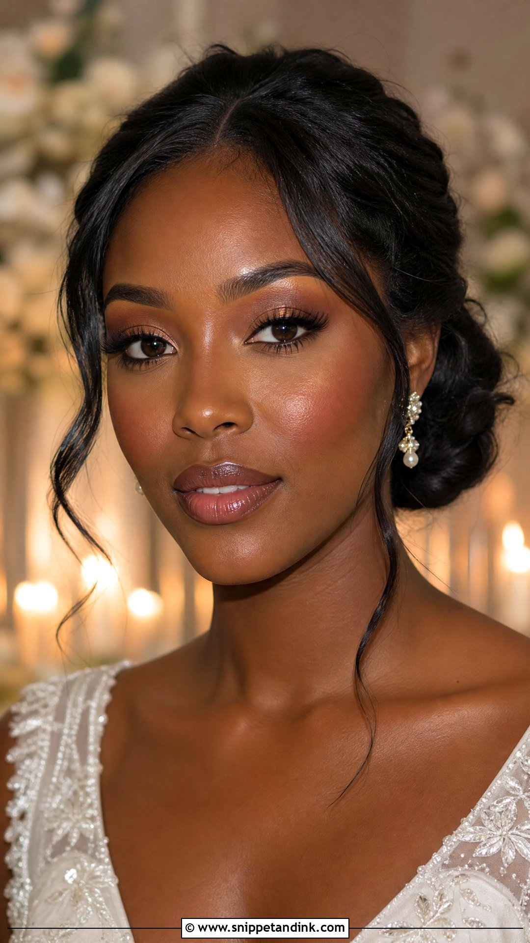 Natural Wedding Makeup For Dark Skin - Snippet and Ink - 25 Light Natural Wedding Makeup Looks