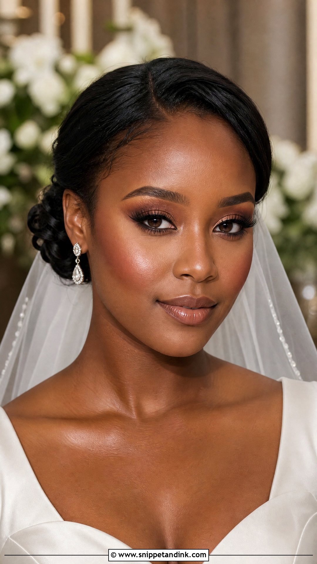 Natural Wedding Makeup For Deep Skin - Snippet and Ink - 20 Simple Natural Wedding Makeup Ideas