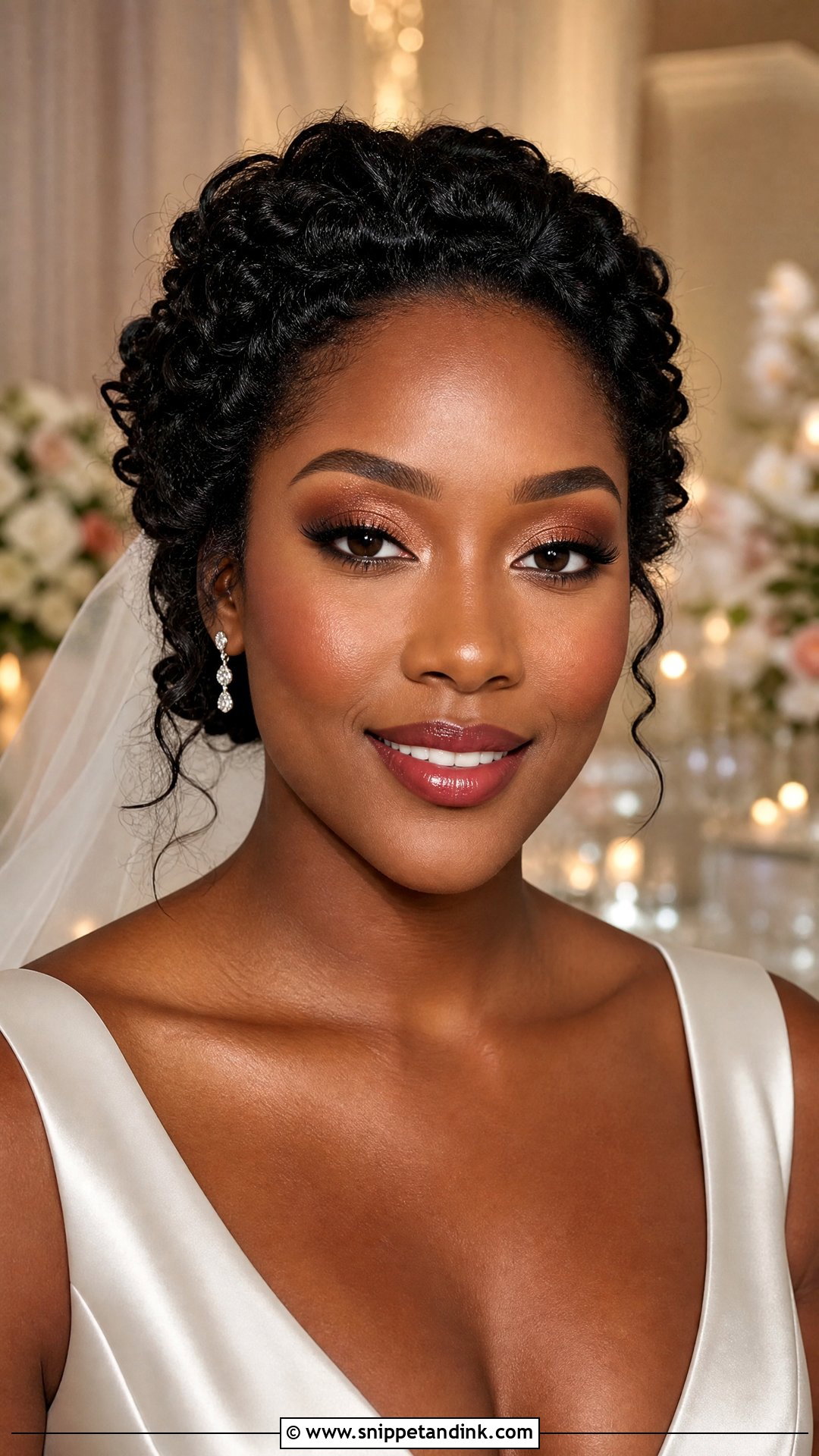 Natural Wedding Makeup For Deep Skin - Snippet and Ink - 20 Natural Makeup Look for Wedding Ideas