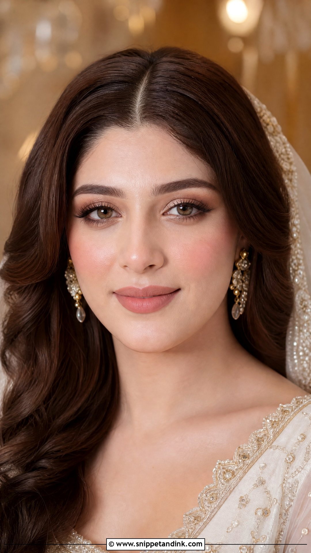 Natural Wedding Makeup With Brown Eyeliner - Snippet and Ink - 25 Natural Makeup for Wedding Ideas