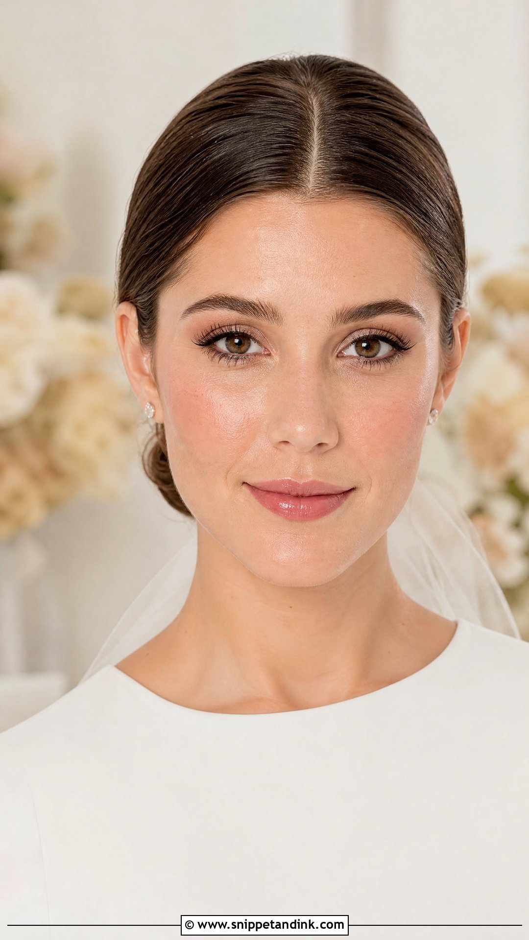 Natural Wedding Makeup With Brushed Brows - Snippet and Ink - 35 Natural Wedding Makeup Ideas