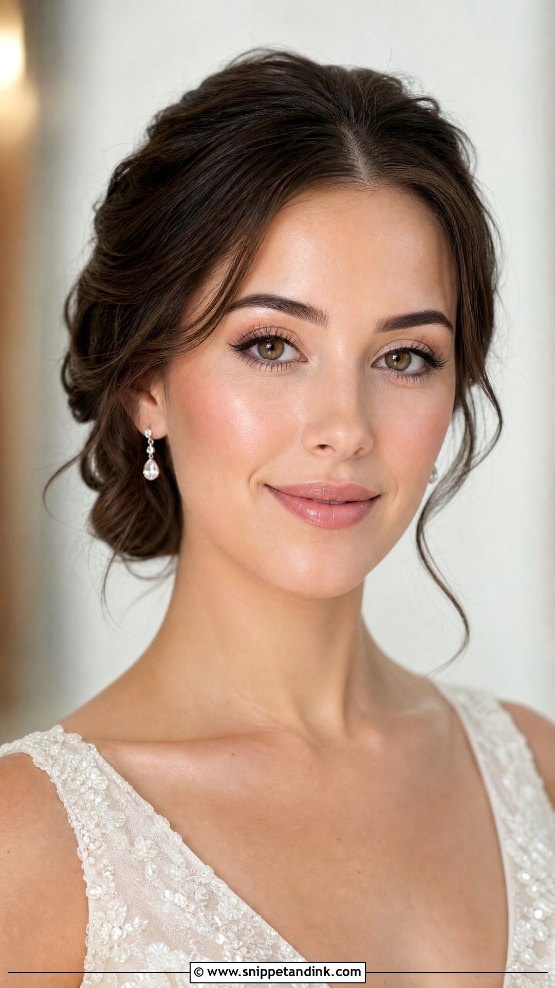 Natural Wedding Makeup With Classic Bridal Glow - Snippet and Ink - 25 Natural Wedding Makeup Looks