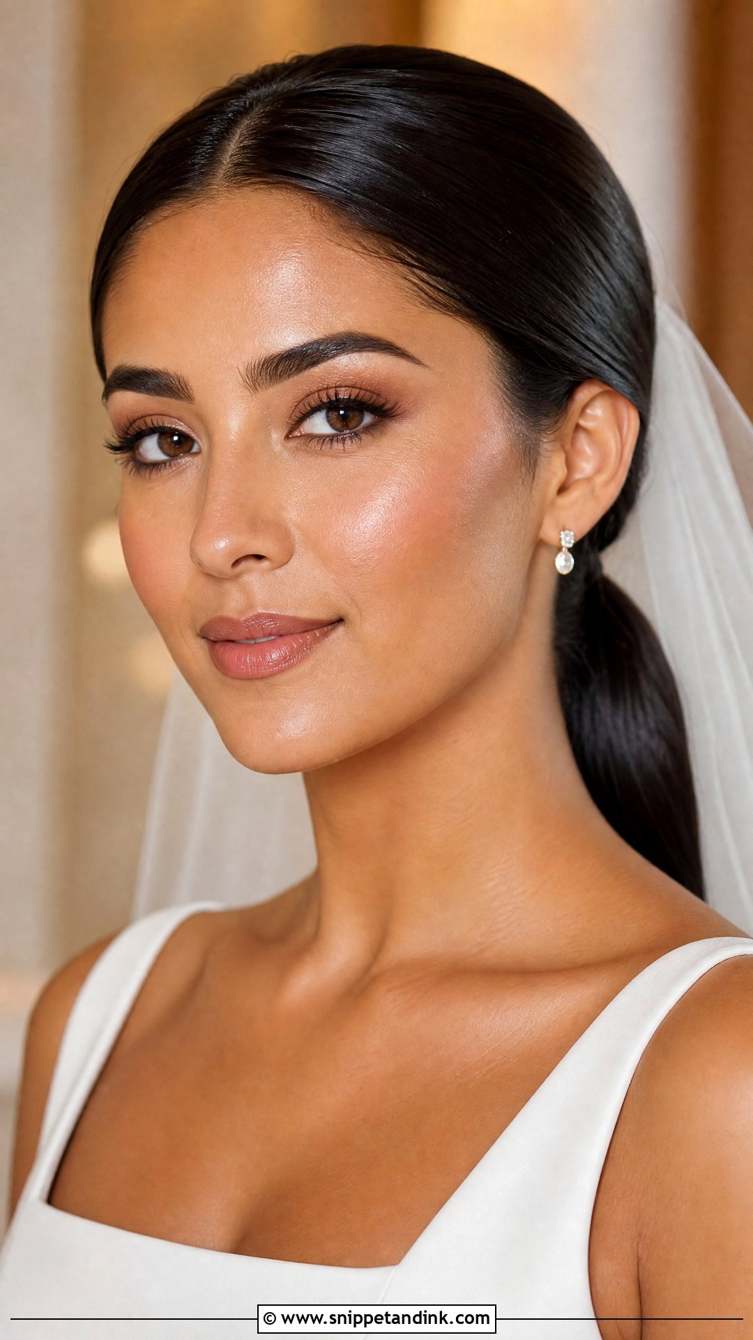 Natural Wedding Makeup With Defined Brows - Snippet and Ink - 25 Natural Makeup for Wedding Ideas