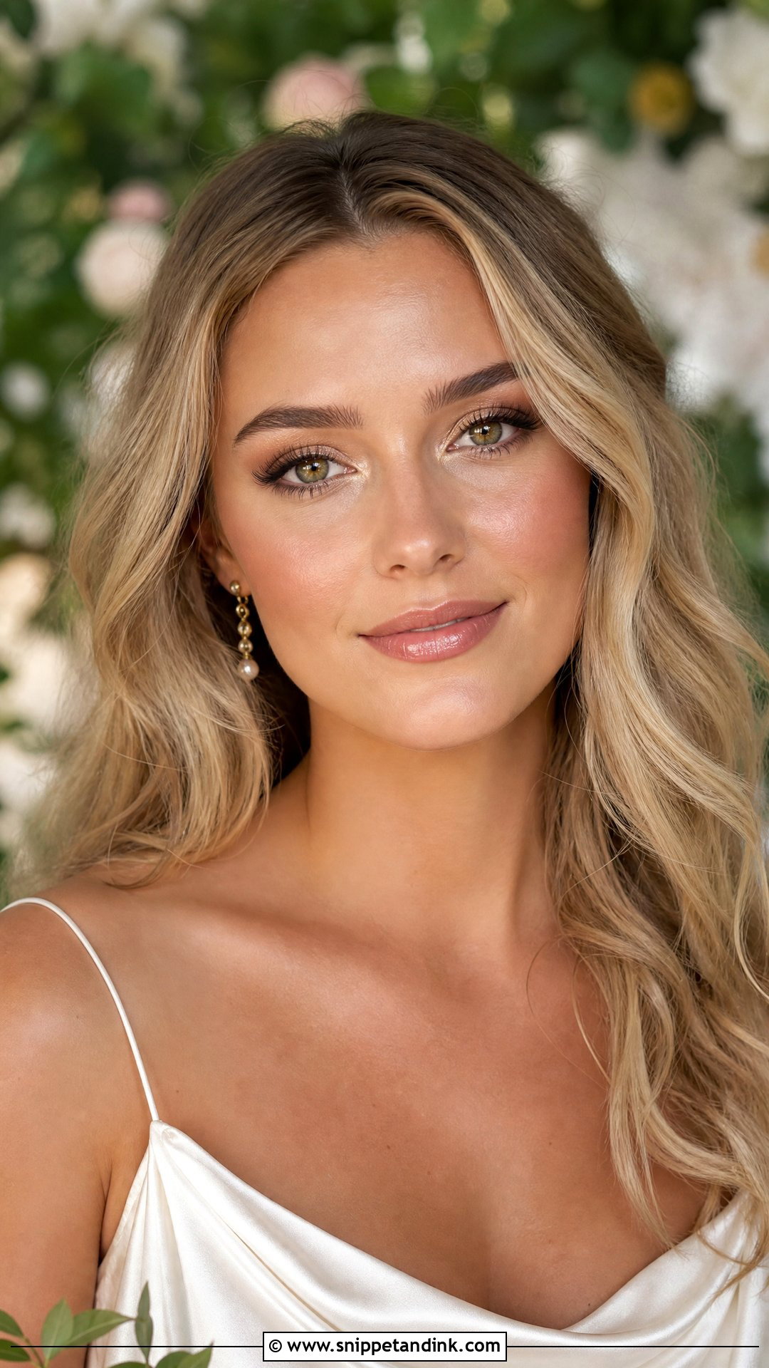 Natural Wedding Makeup With Dewy Skin - Snippet and Ink - 20 Soft Natural Wedding Makeup Ideas