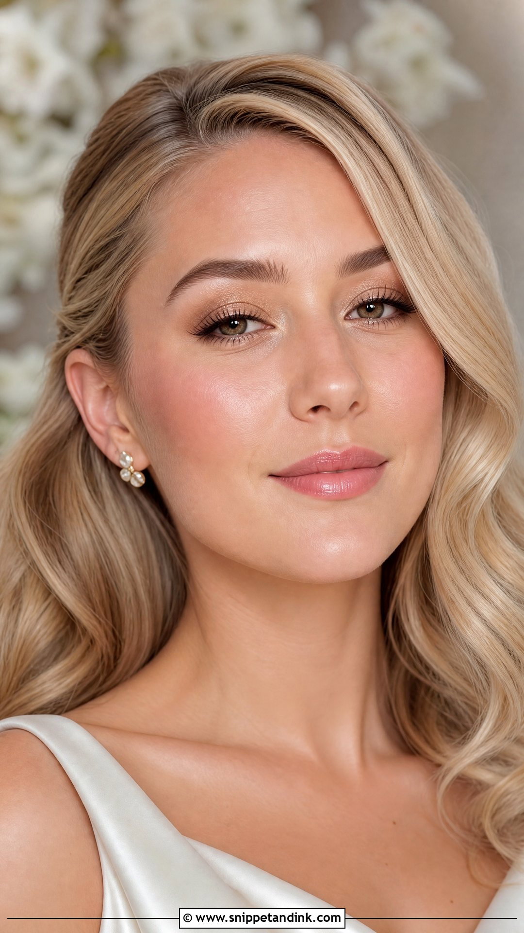 Natural Wedding Makeup With Dewy Skin - Snippet and Ink - 25 Natural Makeup for Wedding Ideas