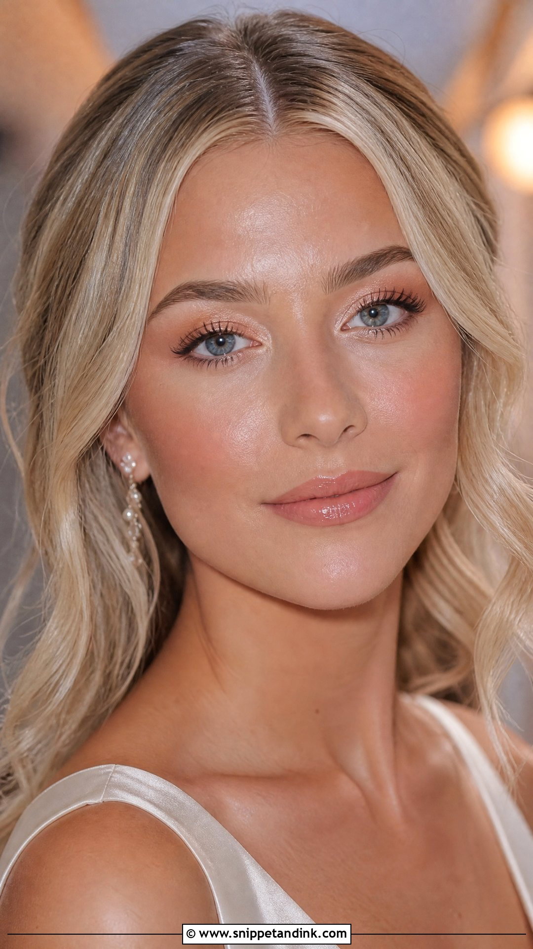 Natural Wedding Makeup With Dewy Skin - Snippet and Ink - 25 Natural Wedding Makeup Looks