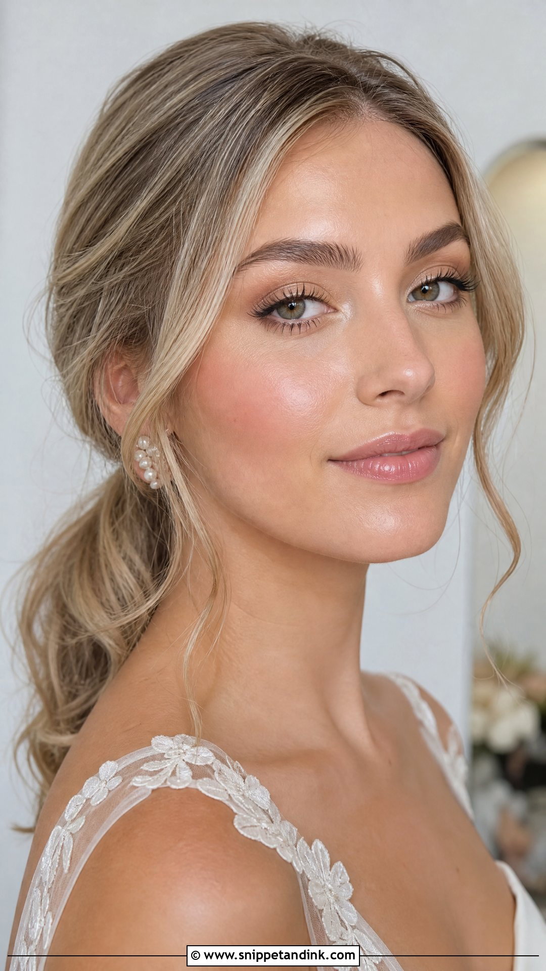 Natural Wedding Makeup With Fluffy Brows - Snippet and Ink - 25 Natural Wedding Makeup Looks