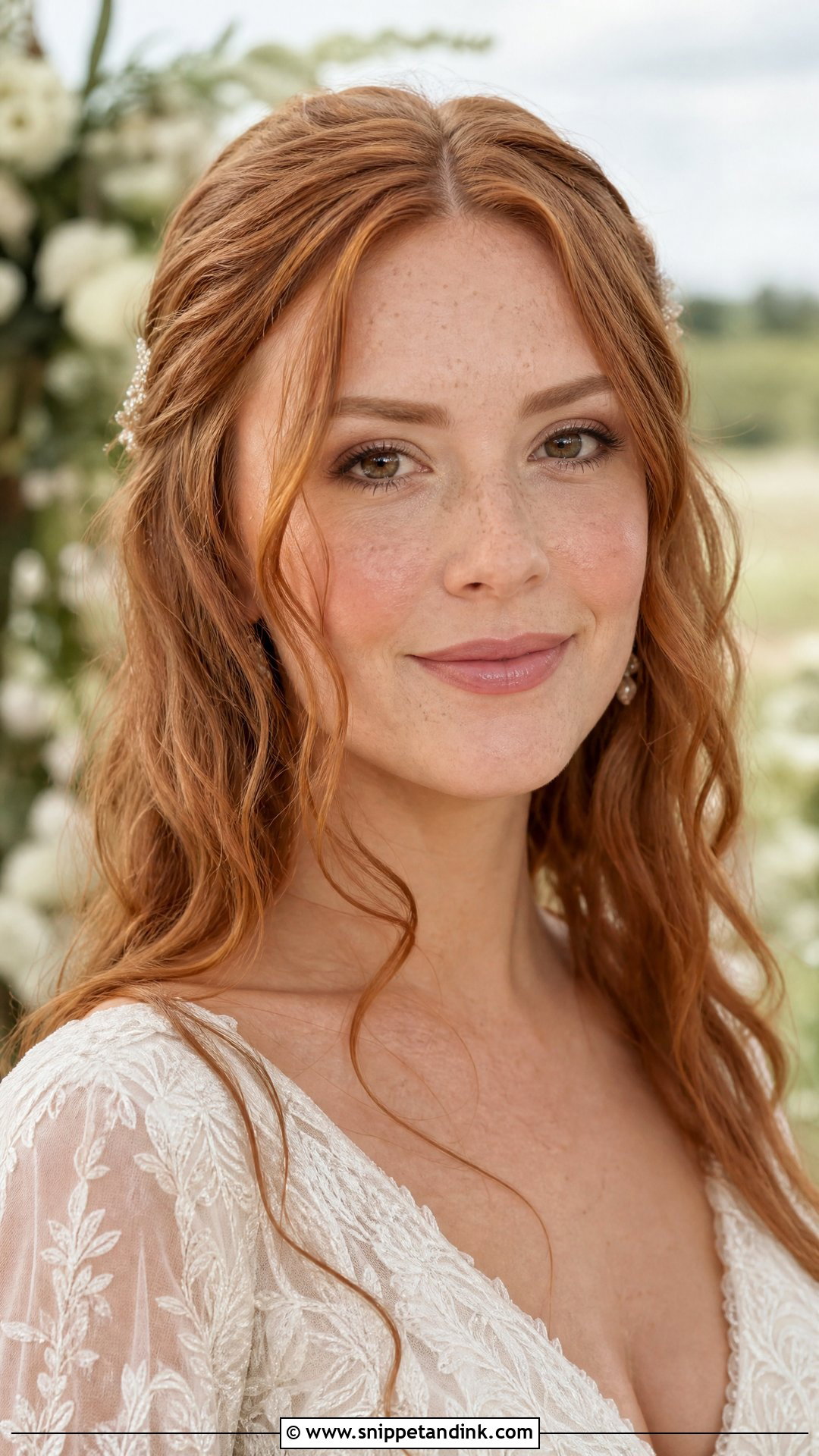 Natural Wedding Makeup With Fresh Freckles - Snippet and Ink - 25 Simple Natural Wedding Makeup Looks