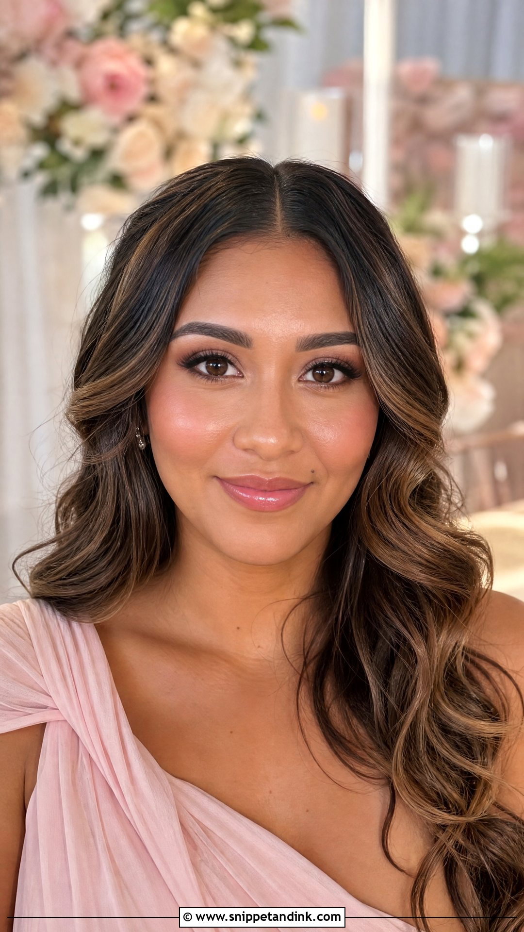 Natural Wedding Makeup With Glossy Lips - Snippet and Ink - 20 Natural Makeup Looks for Wedding