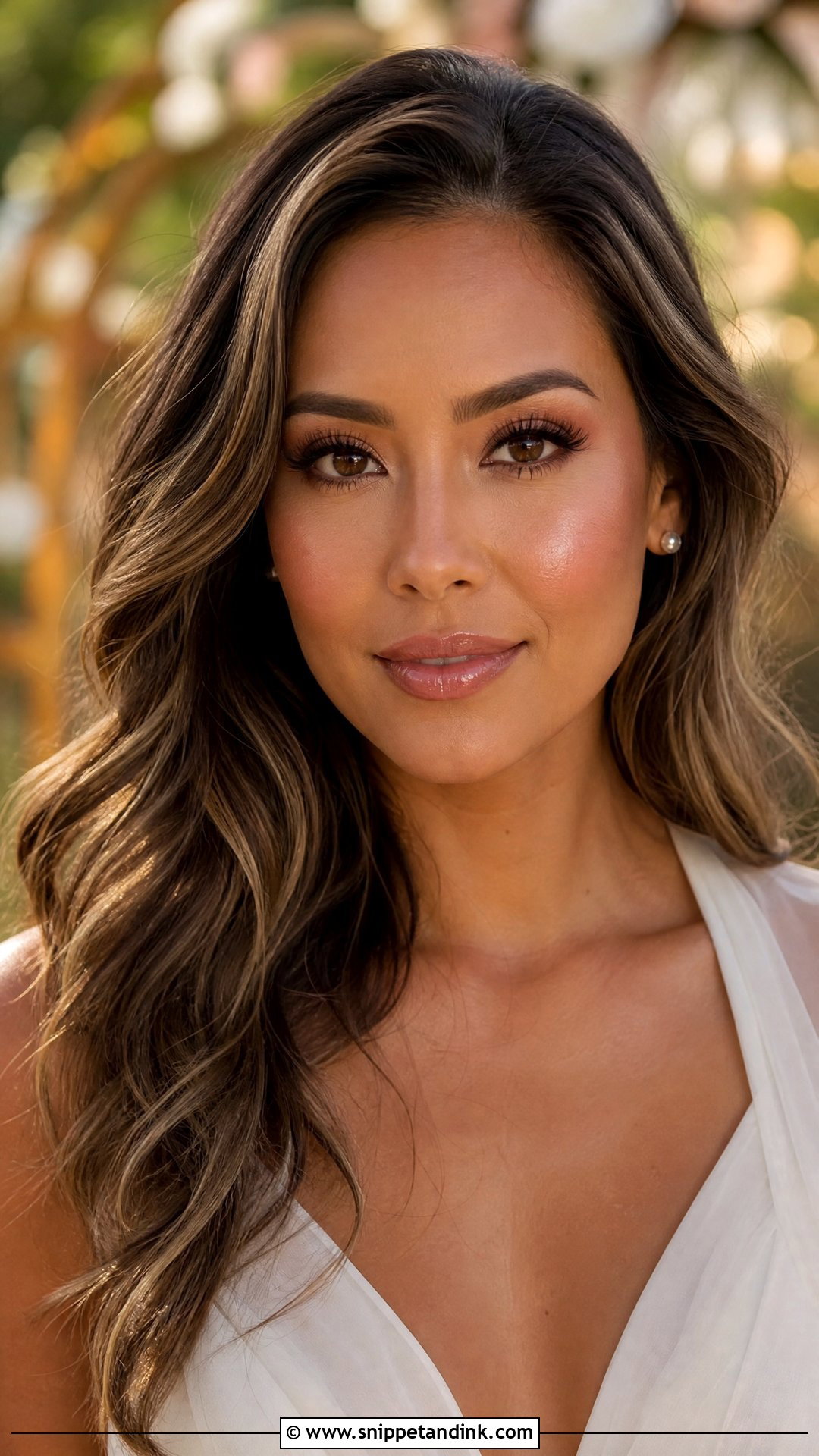 Natural Wedding Makeup With Glowy Cheeks - Snippet and Ink - 25 Natural Wedding Makeup Looks