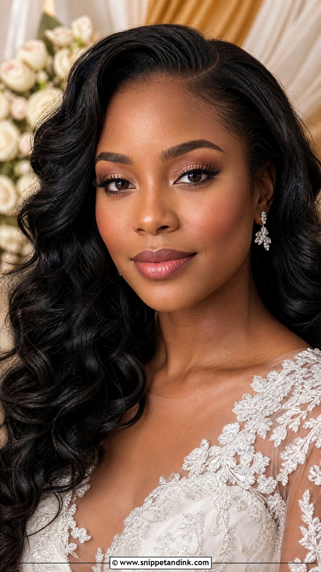 Natural Wedding Makeup With Individual Lashes - Snippet and Ink - 25 Light Natural Wedding Makeup Looks
