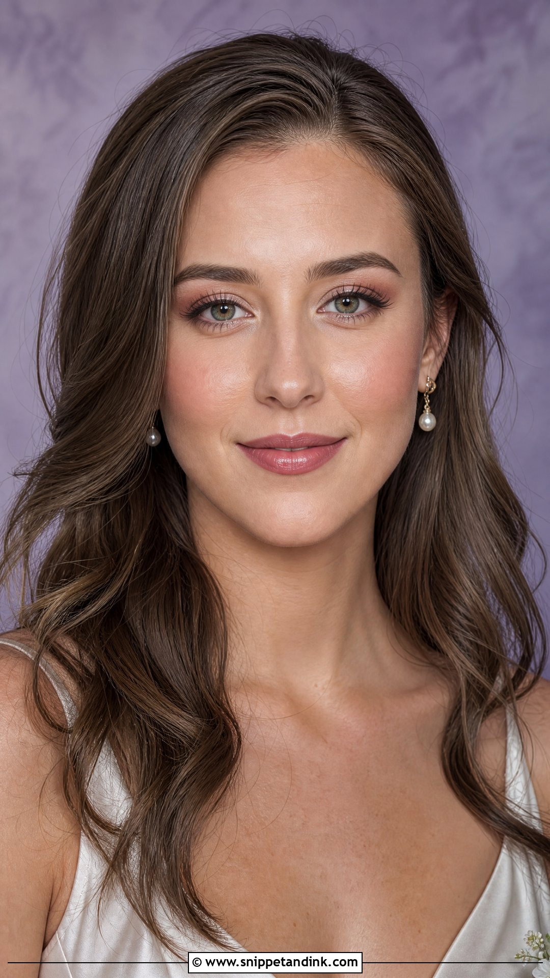 Natural Wedding Makeup With Mauve Lip - Snippet and Ink - 20 Natural Make Up Wedding Ideas