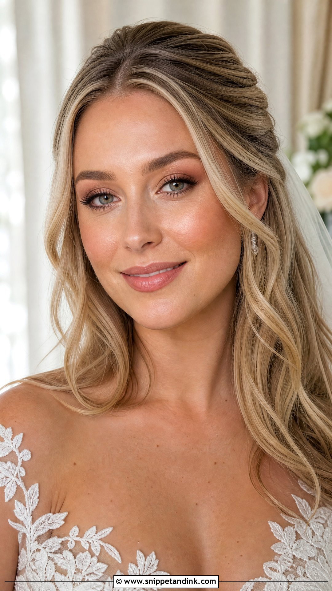 Natural Wedding Makeup With Nude Lip - Snippet and Ink - 20 Natural Makeup Look for Wedding Ideas