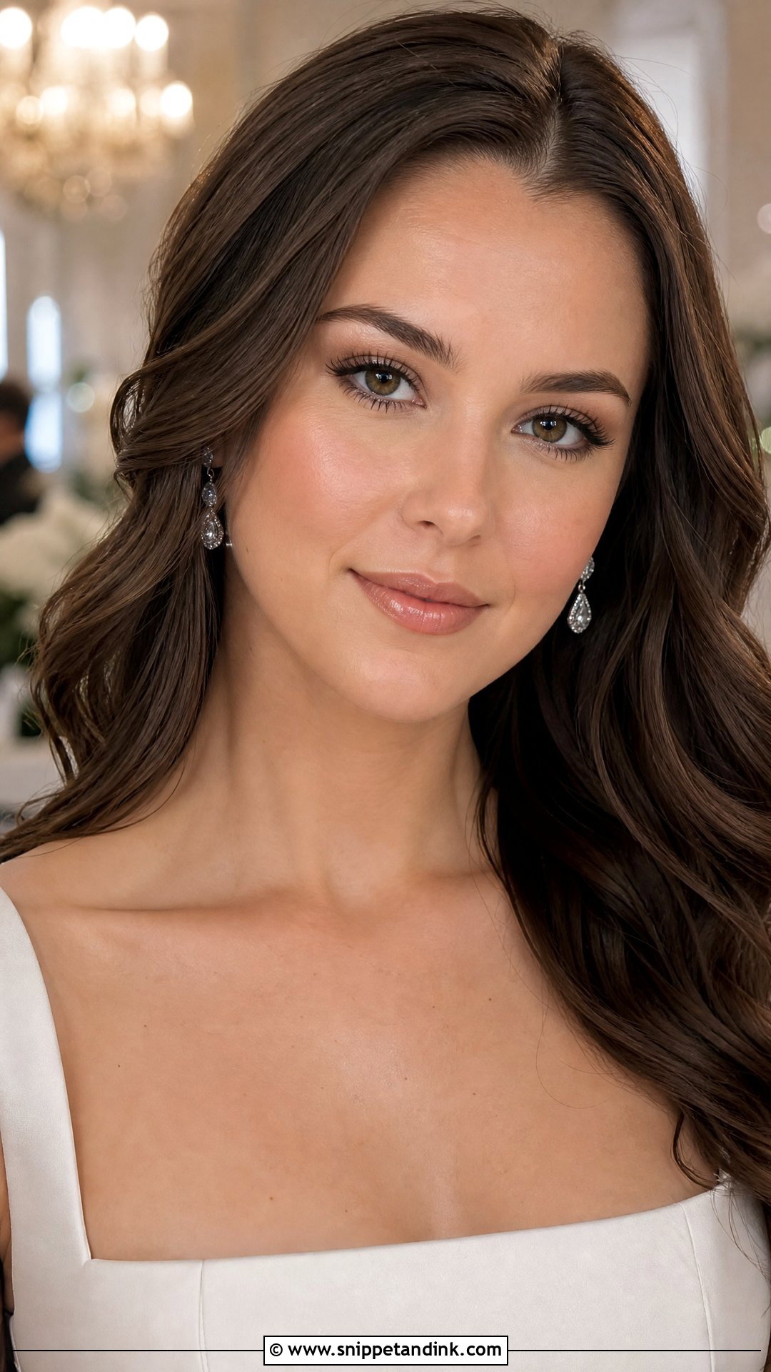 Natural Wedding Makeup With Nude Lip - Snippet and Ink - 20 Simple Natural Wedding Makeup Ideas