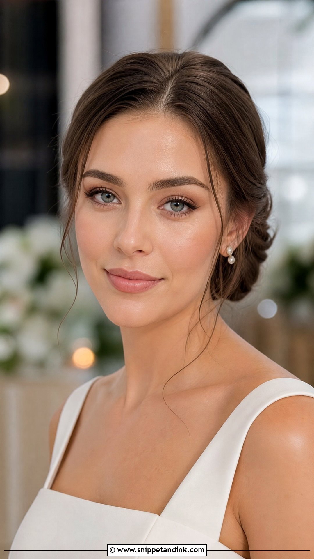 Natural Wedding Makeup With Nude Lip - Snippet and Ink - 25 Simple Natural Wedding Makeup Looks