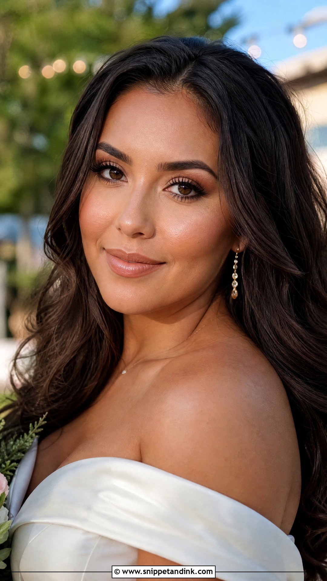 Natural Wedding Makeup With Peach Tones - Snippet and Ink - 20 Simple Natural Wedding Makeup Ideas