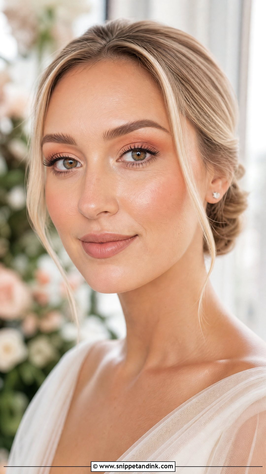 Natural Wedding Makeup With Peach Tones - Snippet and Ink - 35 Natural Wedding Makeup Ideas