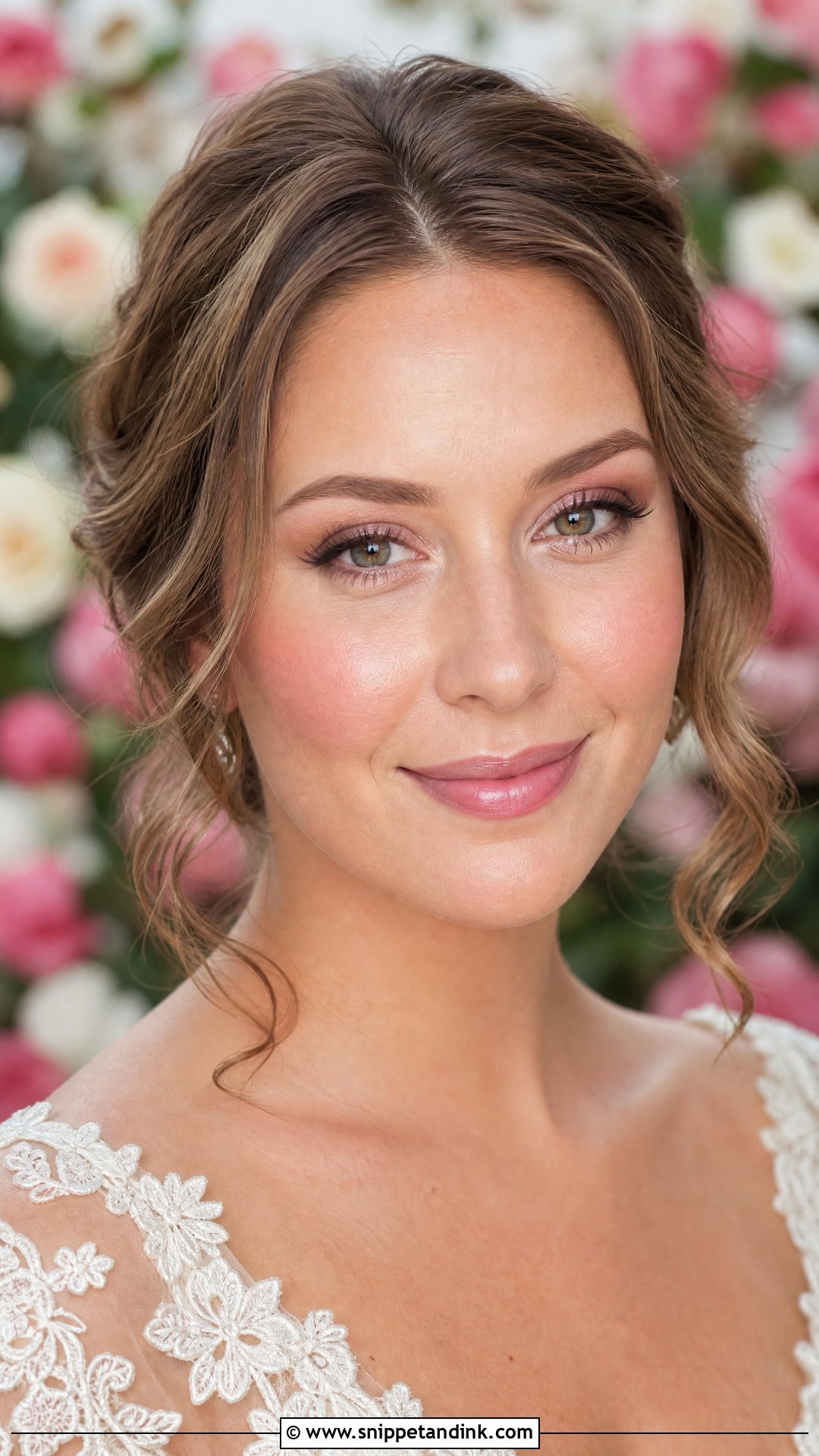 Natural Wedding Makeup With Pink Blush - Snippet and Ink - 25 Simple Natural Wedding Makeup Looks