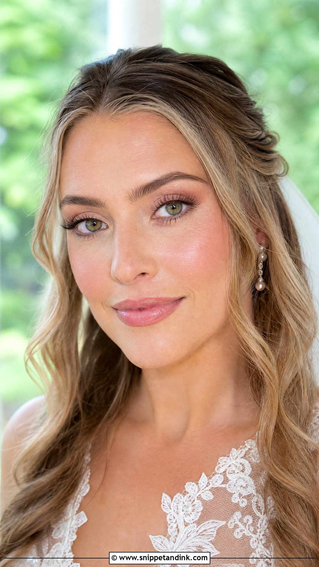 Natural Wedding Makeup With Pink Blush - Snippet and Ink - 35 Natural Wedding Makeup Ideas