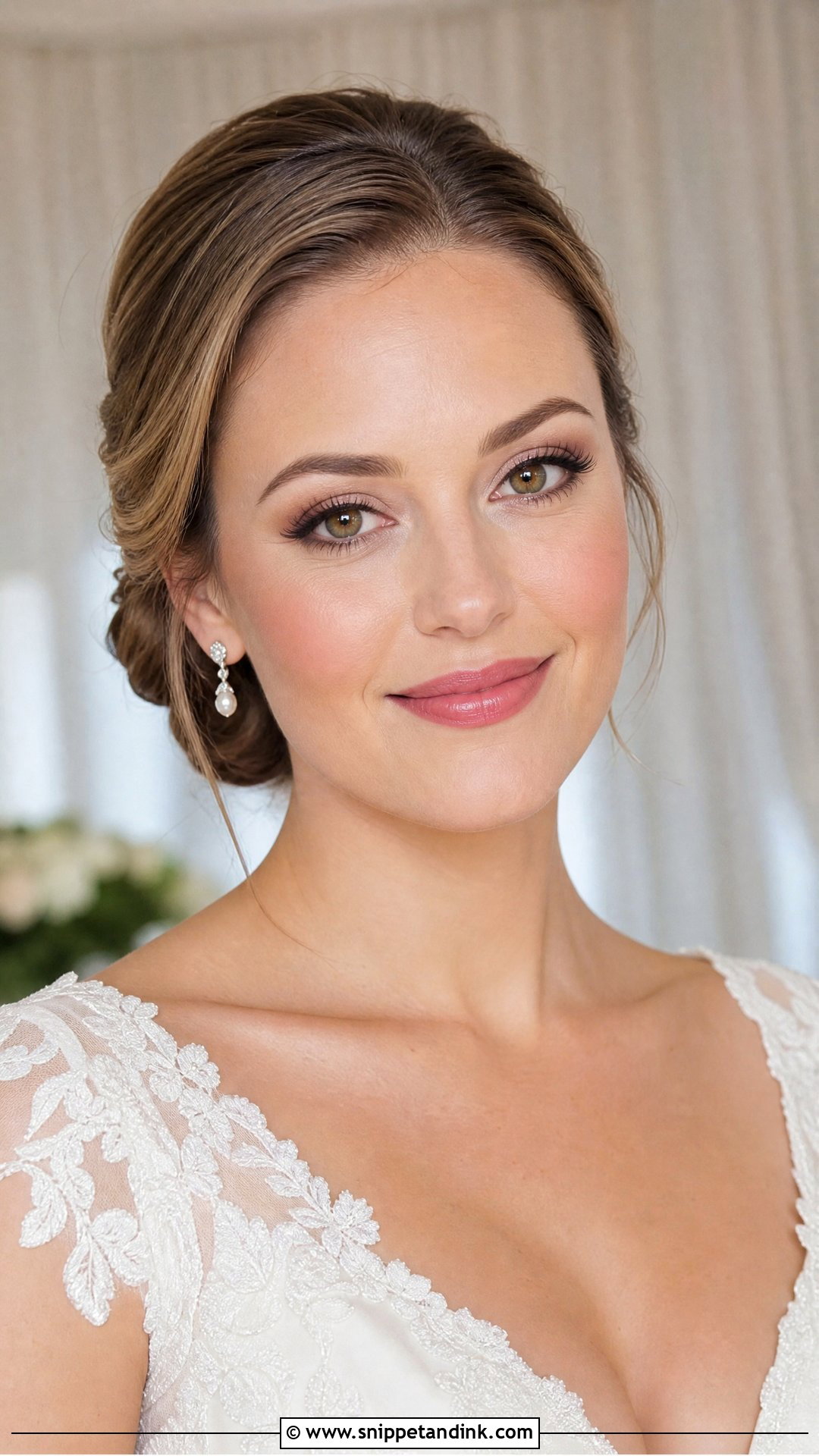 Natural Wedding Makeup With Satin Finish - Snippet and Ink - 35 Natural Wedding Makeup Ideas