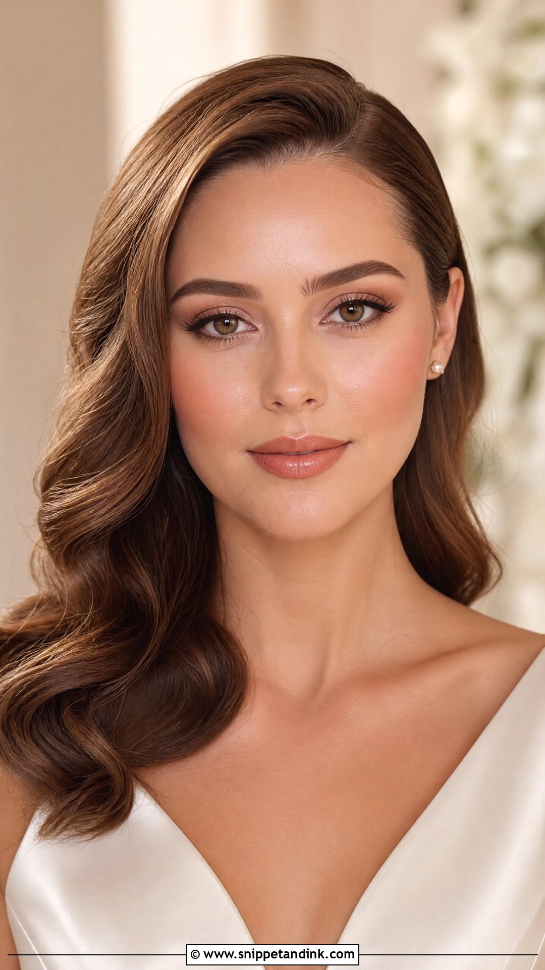 Natural Wedding Makeup With Satin Finish - Snippet and Ink - 25 Natural Makeup for Wedding Ideas