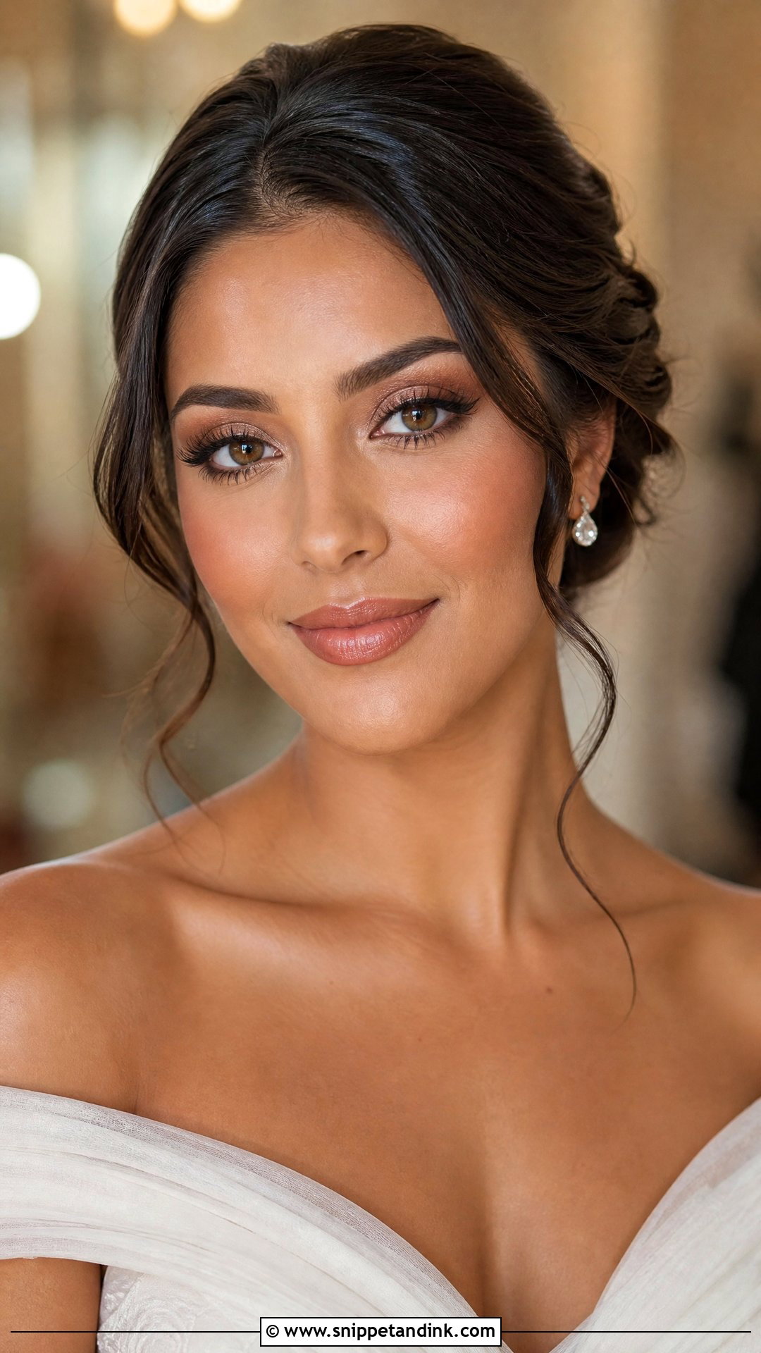 Natural Wedding Makeup With Soft Contour - Snippet and Ink - 25 Natural Makeup for Wedding Ideas