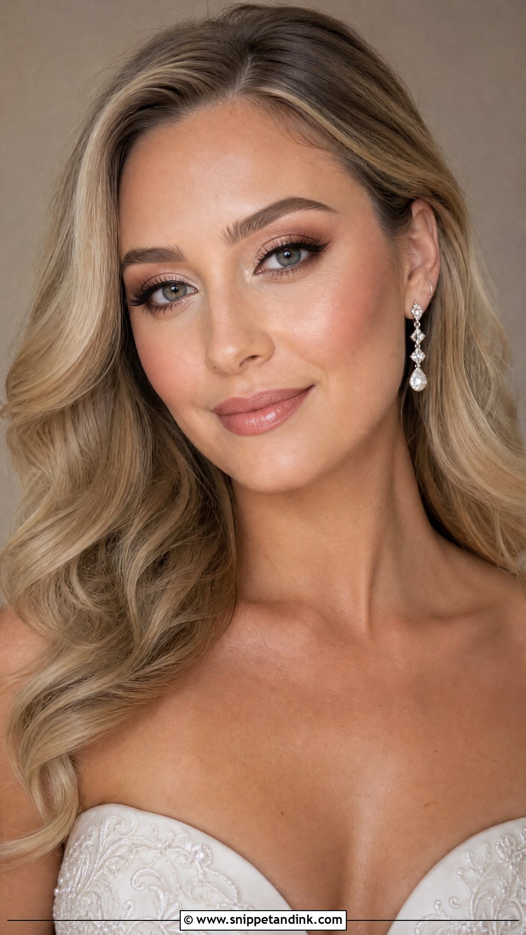 Natural Wedding Makeup With Soft Glam Eyes - Snippet and Ink - 20 Very Natural Wedding Makeup Ideas