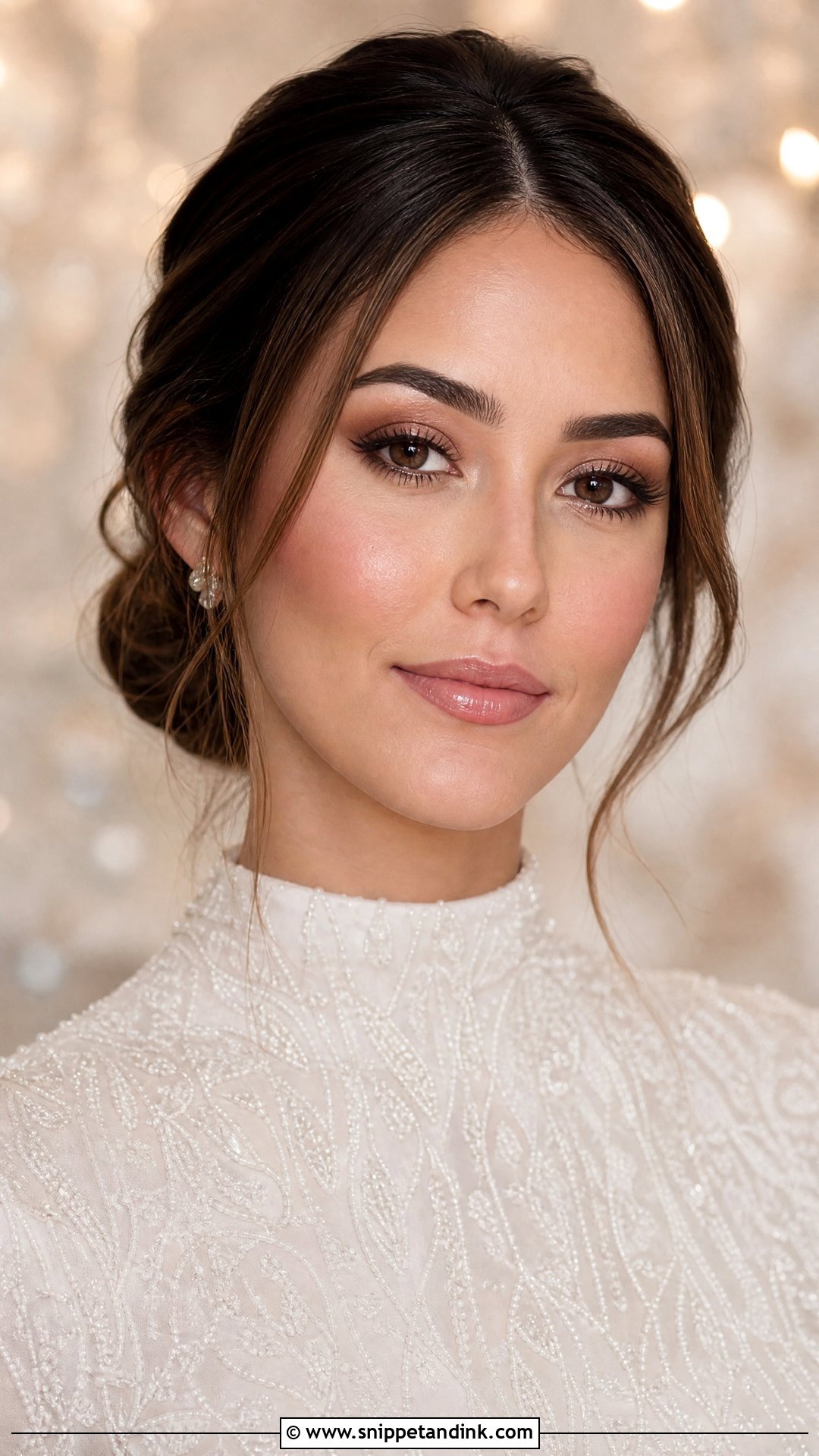 Natural Wedding Makeup With Soft Glam Eyes - Snippet and Ink - 25 Natural Makeup for Wedding Ideas