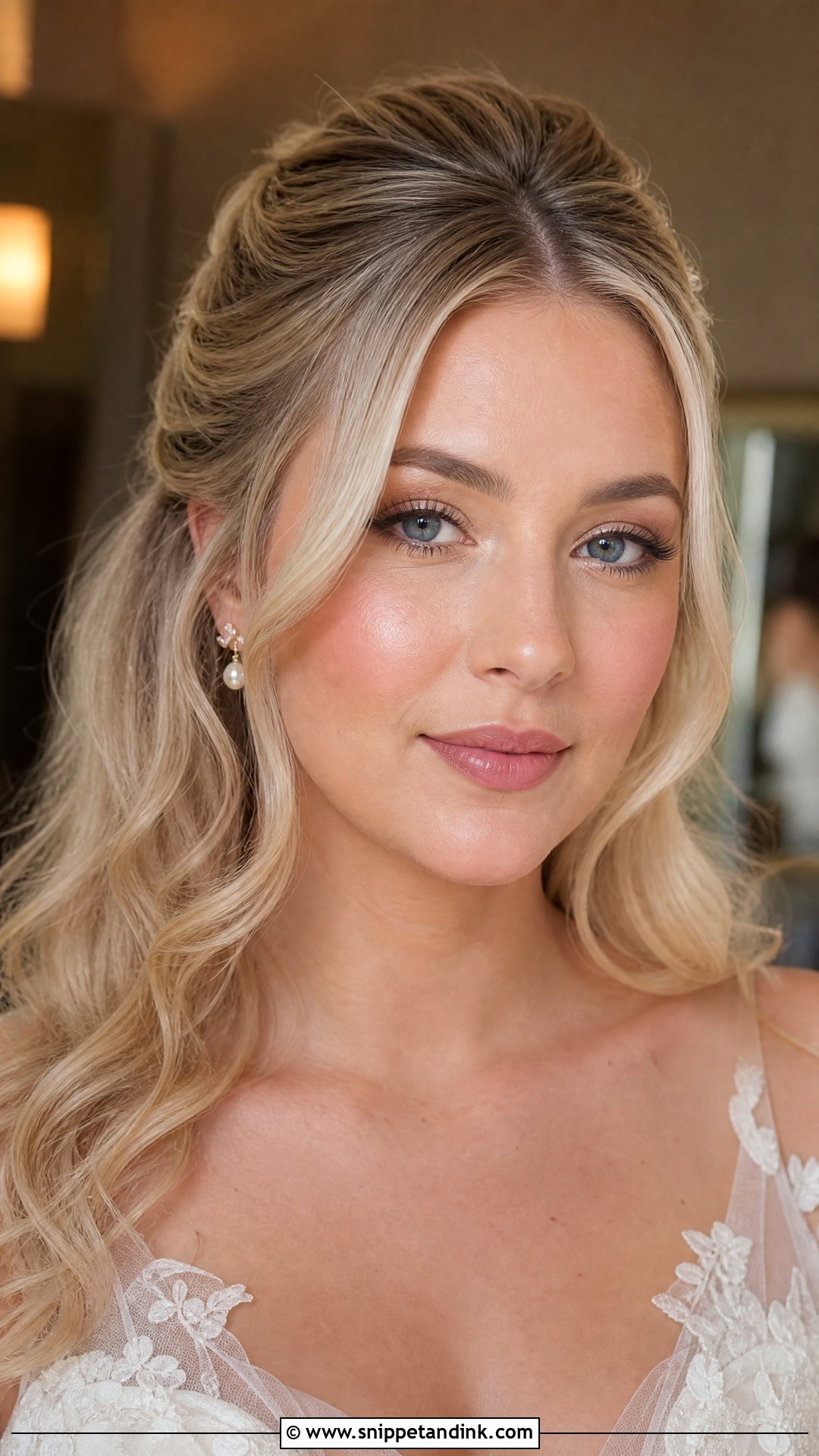 Natural Wedding Makeup With Soft Lashes - Snippet and Ink - 25 Natural Wedding Makeup Look Ideas