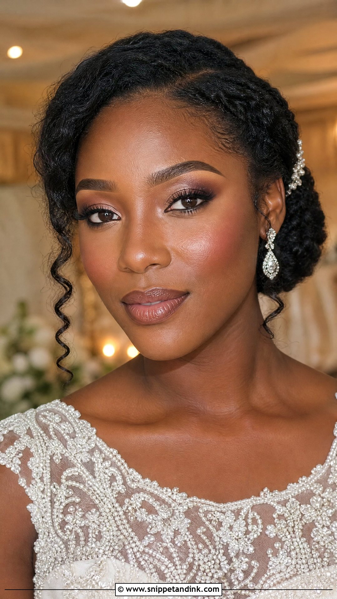 Natural Wedding Makeup With Soft Smokey Eye - Snippet and Ink - 25 Natural Wedding Makeup Looks