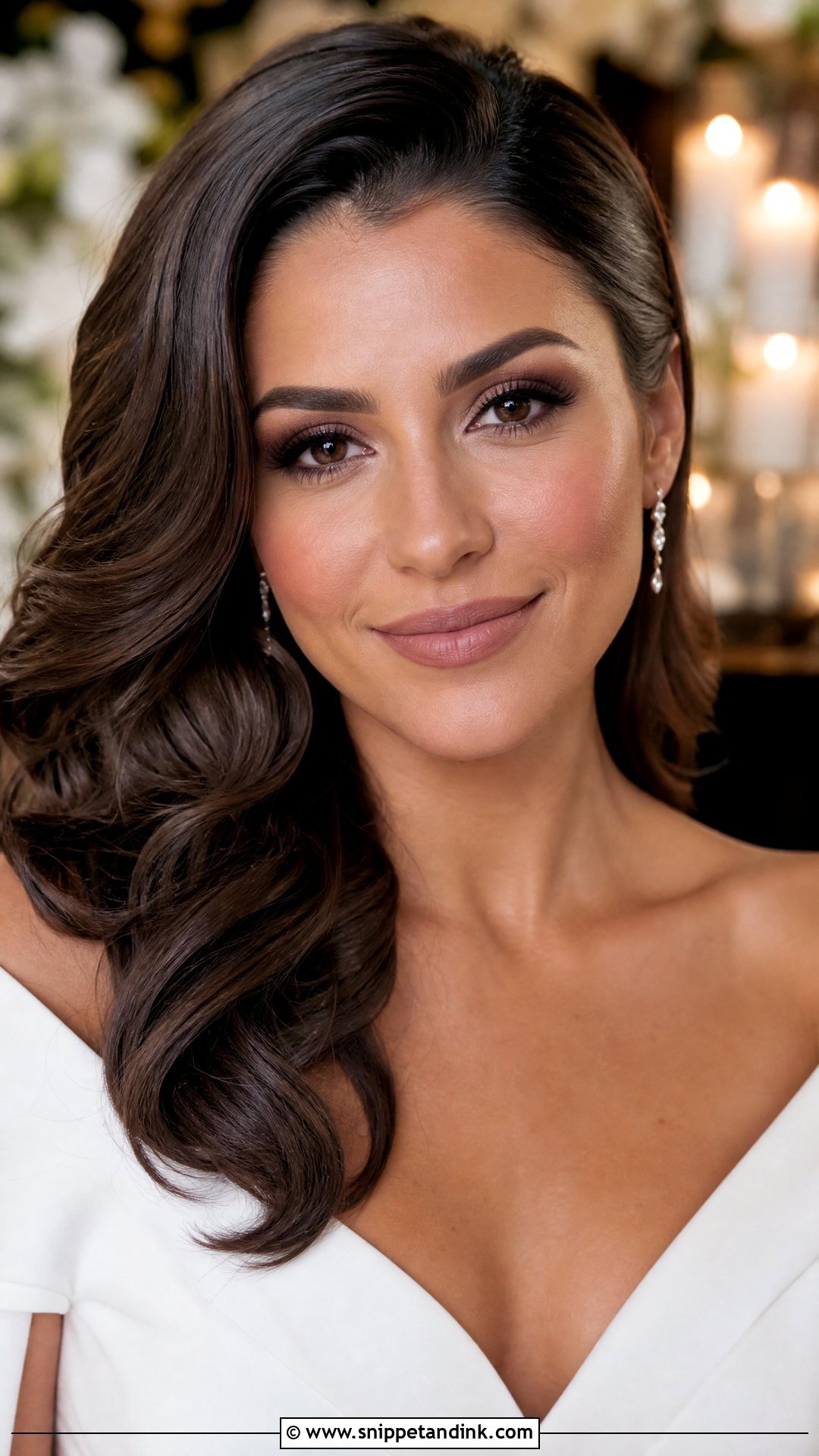 Natural Wedding Makeup With Soft Smokey Eye - Snippet and Ink - 35 Natural Wedding Makeup Ideas