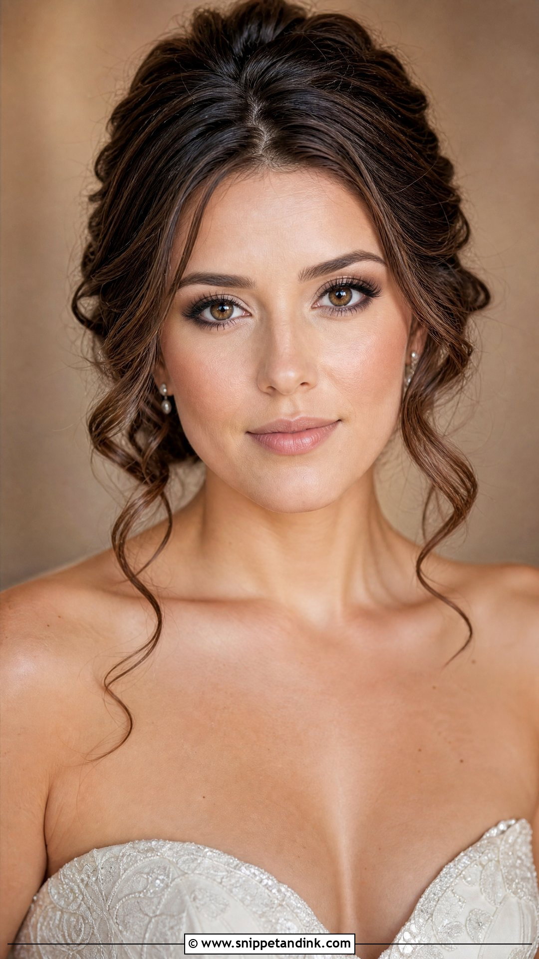 Natural Wedding Makeup With Soft Smokey Eyes - Snippet and Ink - 25 Natural Makeup for Wedding Ideas