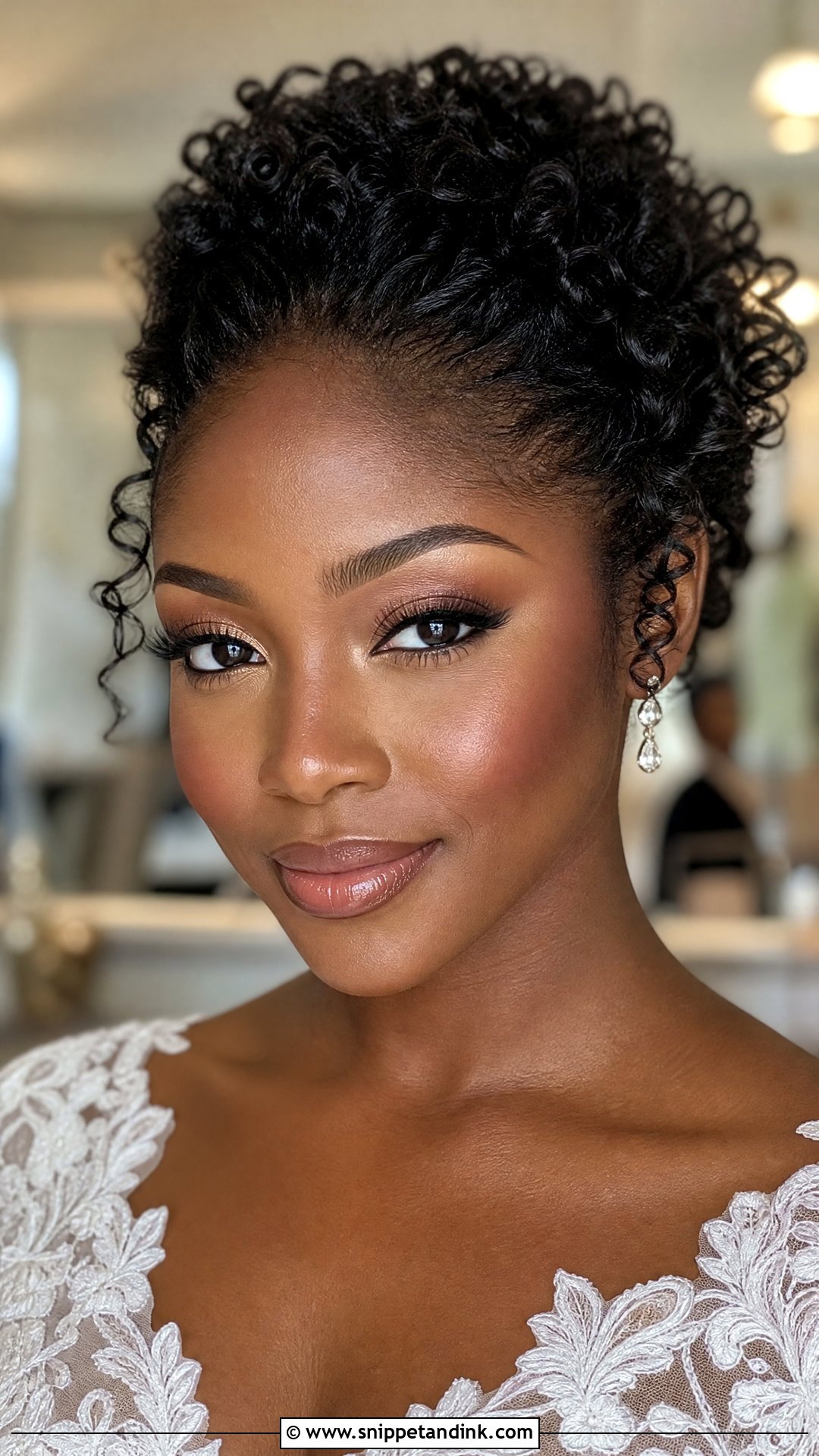 Natural Wedding Makeup With Wispy Lashes - Snippet and Ink - 35 Natural Wedding Makeup Ideas