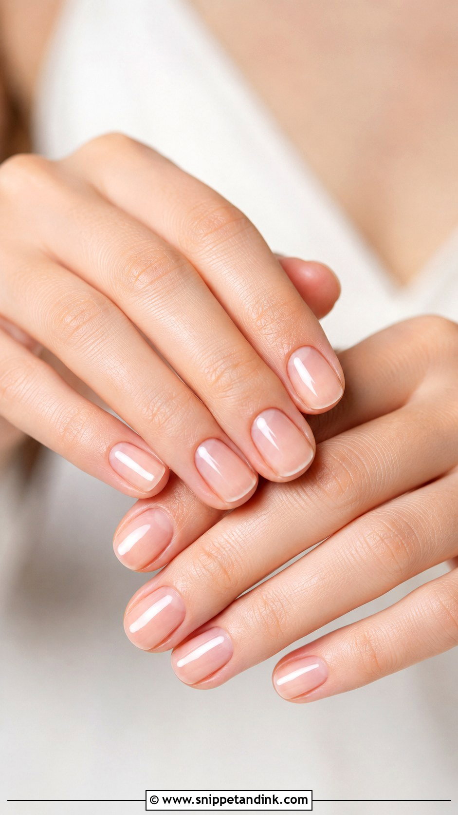 Natural Wedding Nails - Snippet and Ink - 30 Classic Wedding Nails