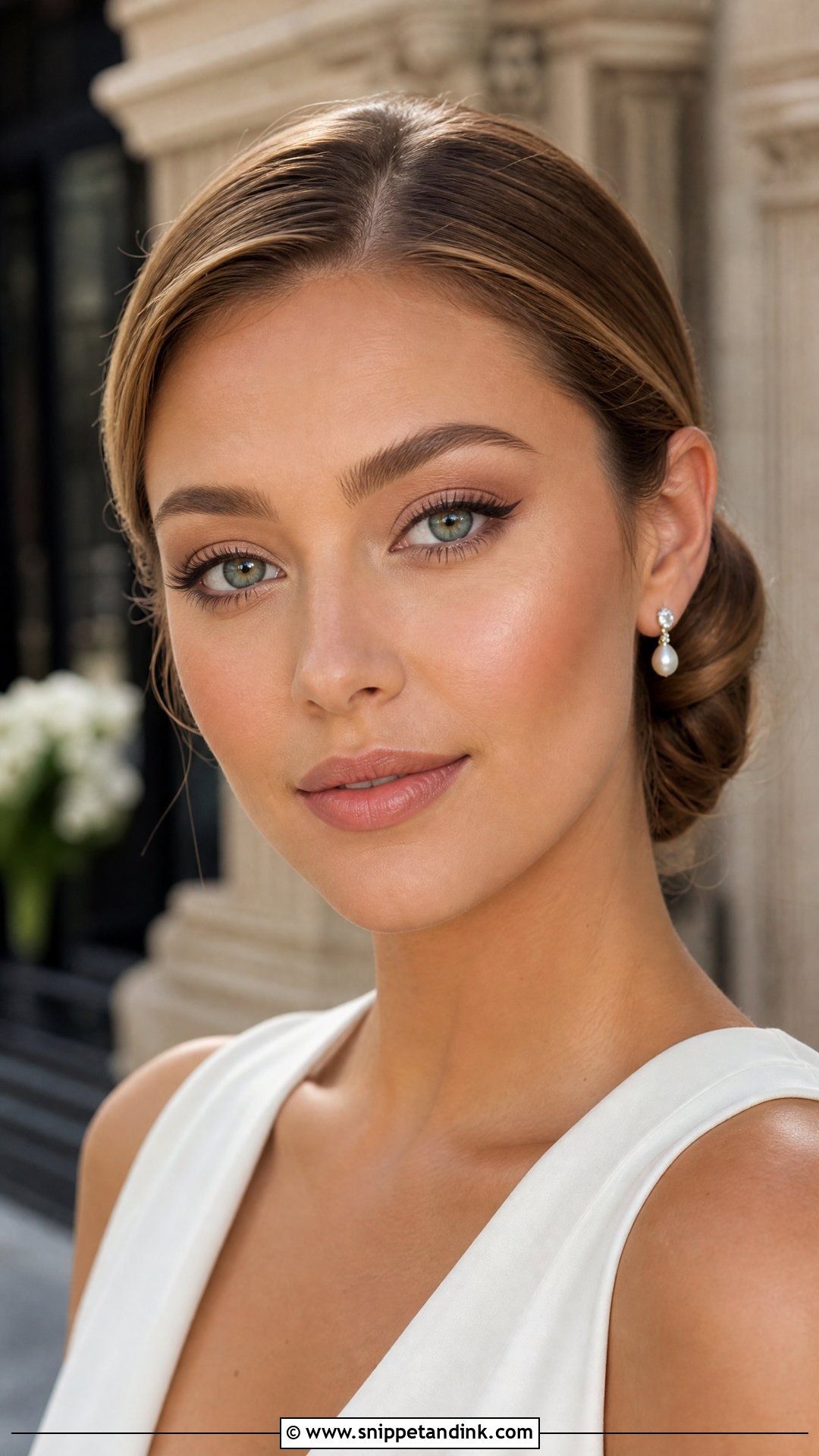 Natural Winged Liner Bridal Makeup For Green Eyes - Snippet and Ink - 20 Natural Glam Bridal Makeup for Green Eyes