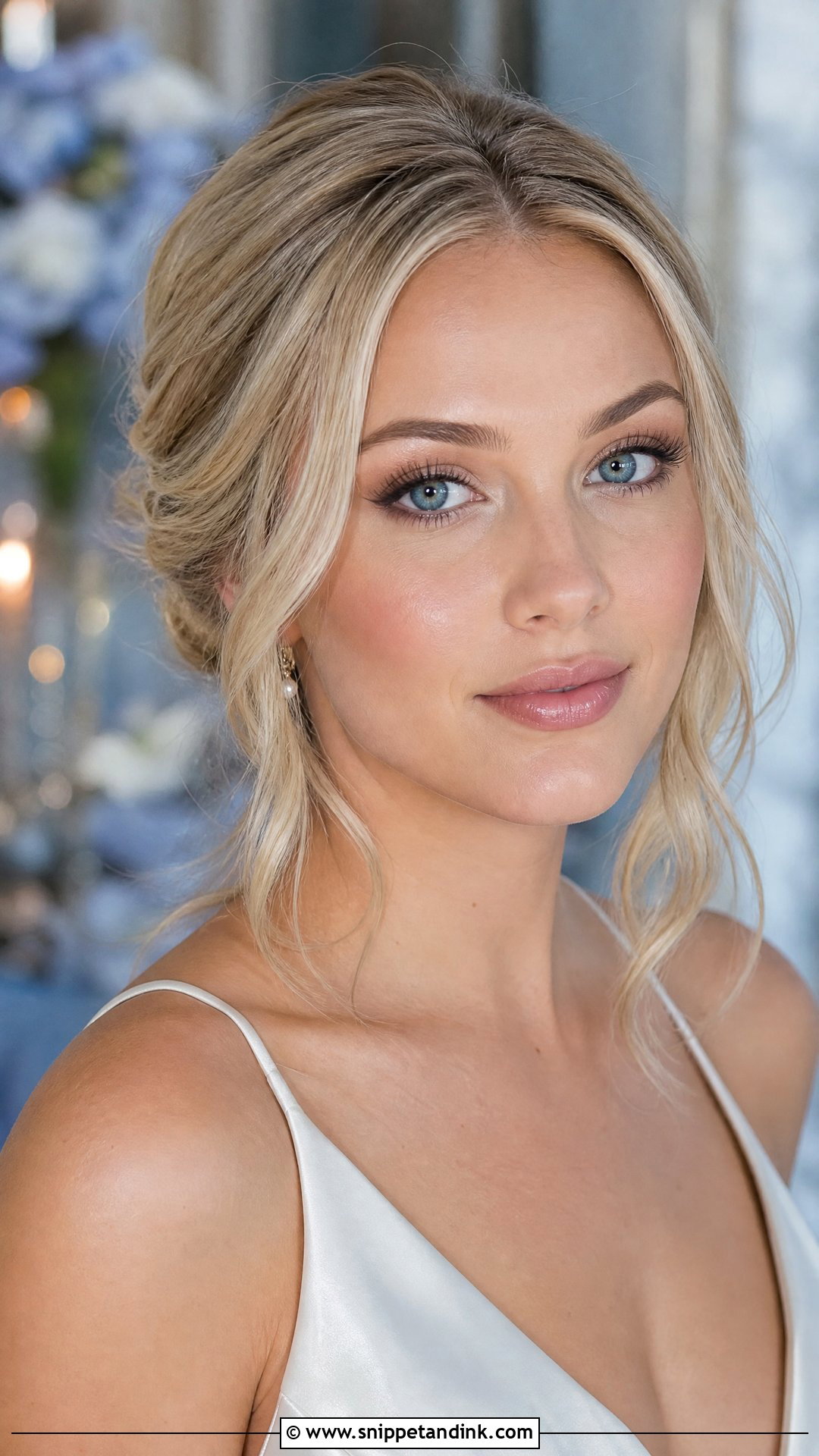 Natural Winter Wedding Makeup For Blue Eyes - Snippet and Ink - 20 Winter Wedding Makeup for Blue Eyes