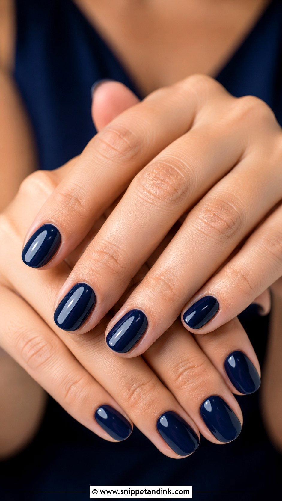 Navy Blue Nails - Snippet and Ink - 30 Nails for Wedding Guest