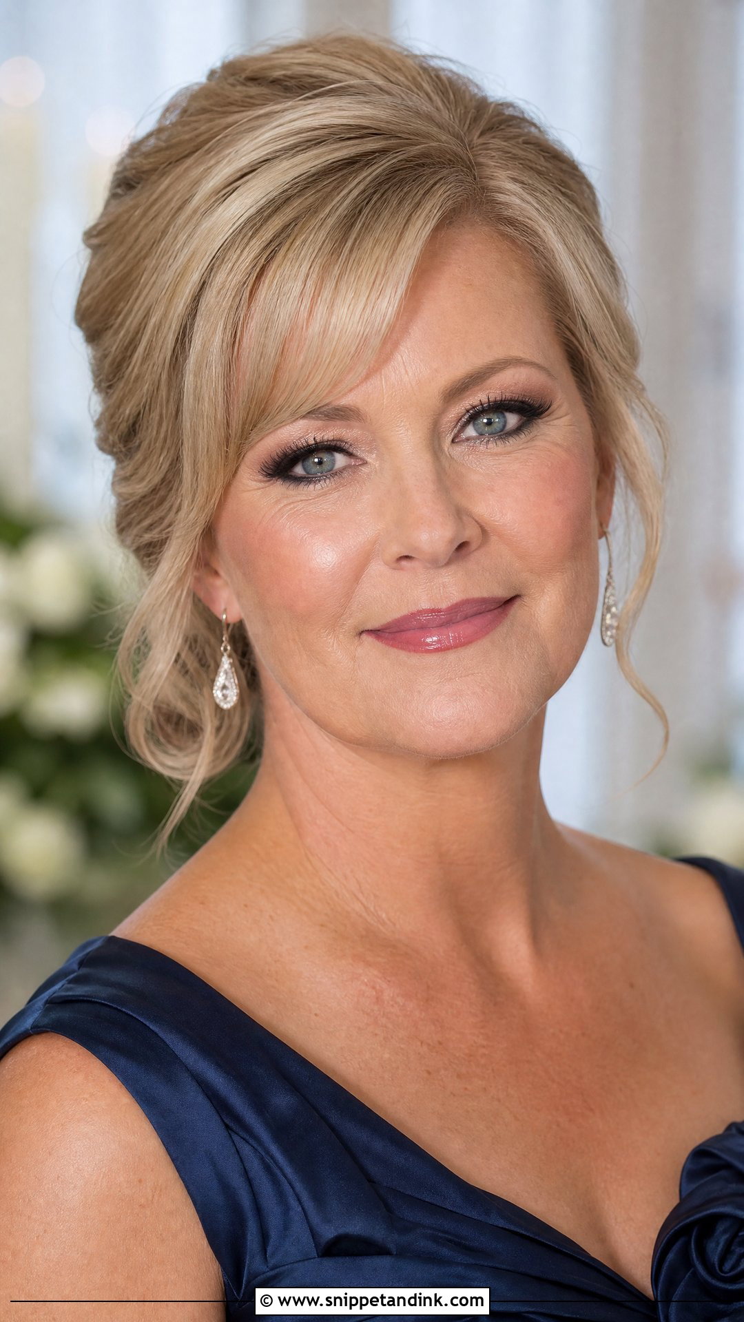 Navy Dress Mother Of Groom Makeup - Snippet and Ink - 20 Mother of Groom Makeup Ideas