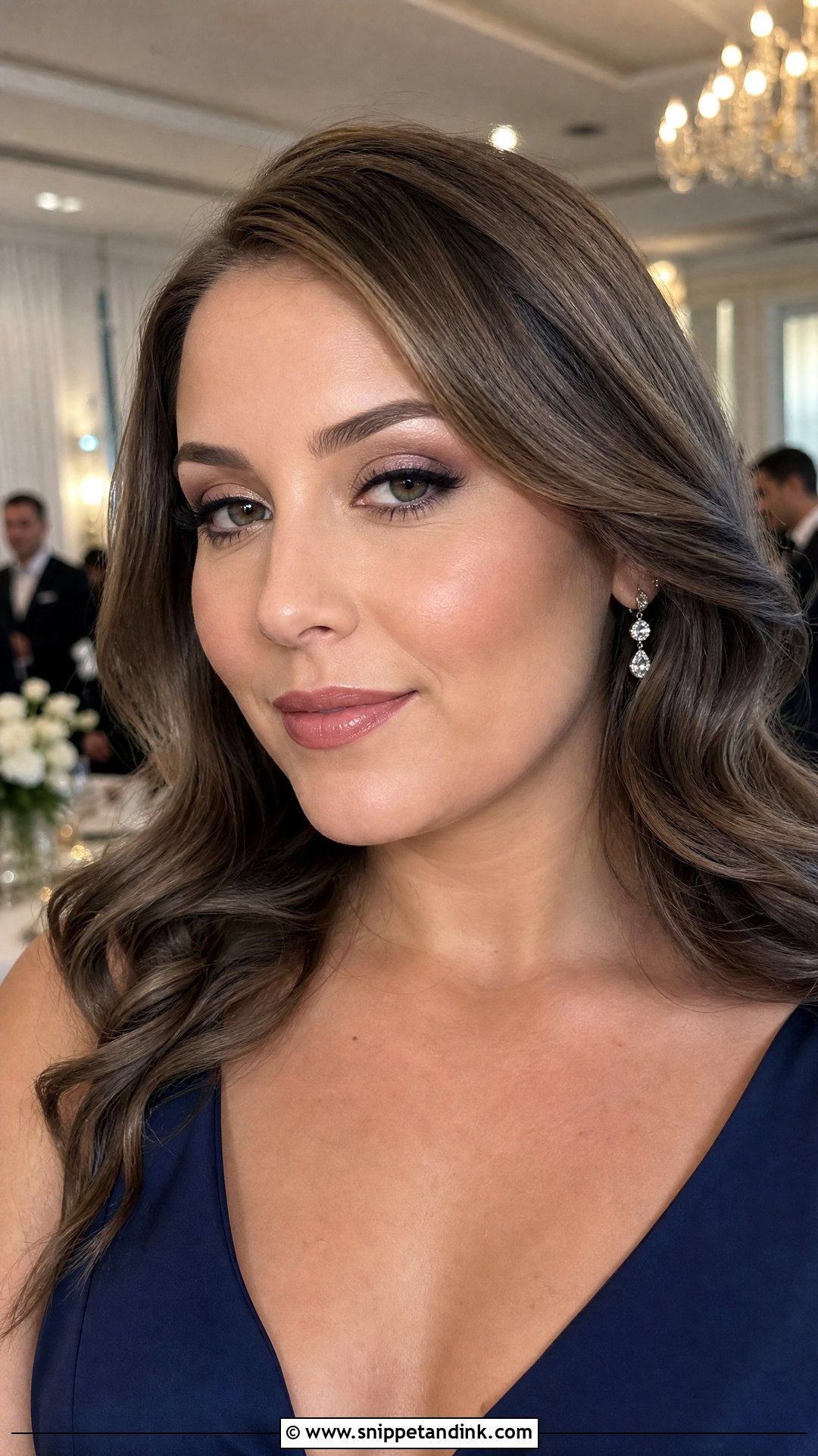 Navy Dress Wedding Guest Makeup For Hooded Eyes - Snippet and Ink - 20 Wedding Guest Makeup Hooded Eyes