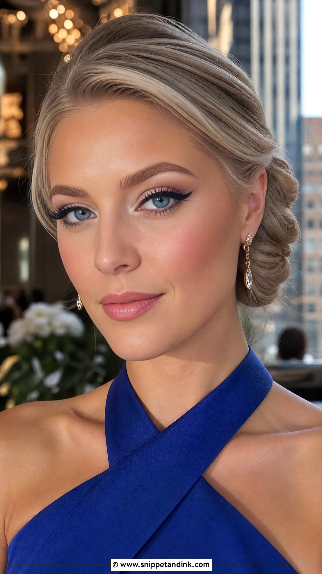 Navy Liner Wedding Guest Makeup For Blue Eyes - Snippet and Ink - 25 Wedding Guest Makeup for Blue Eyes