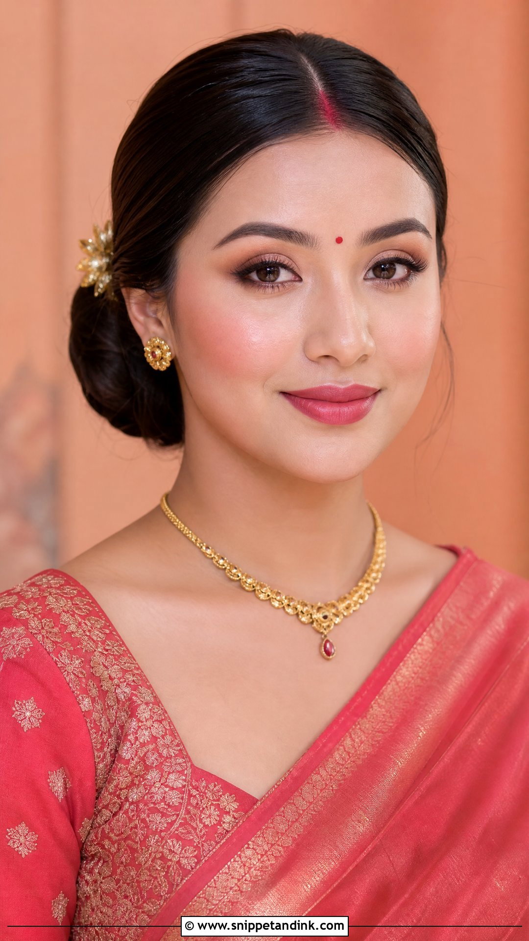 Nepali Bridal Makeup With Minimal Look - Snippet and Ink - 20 Nepali Bridal Makeup Ideas