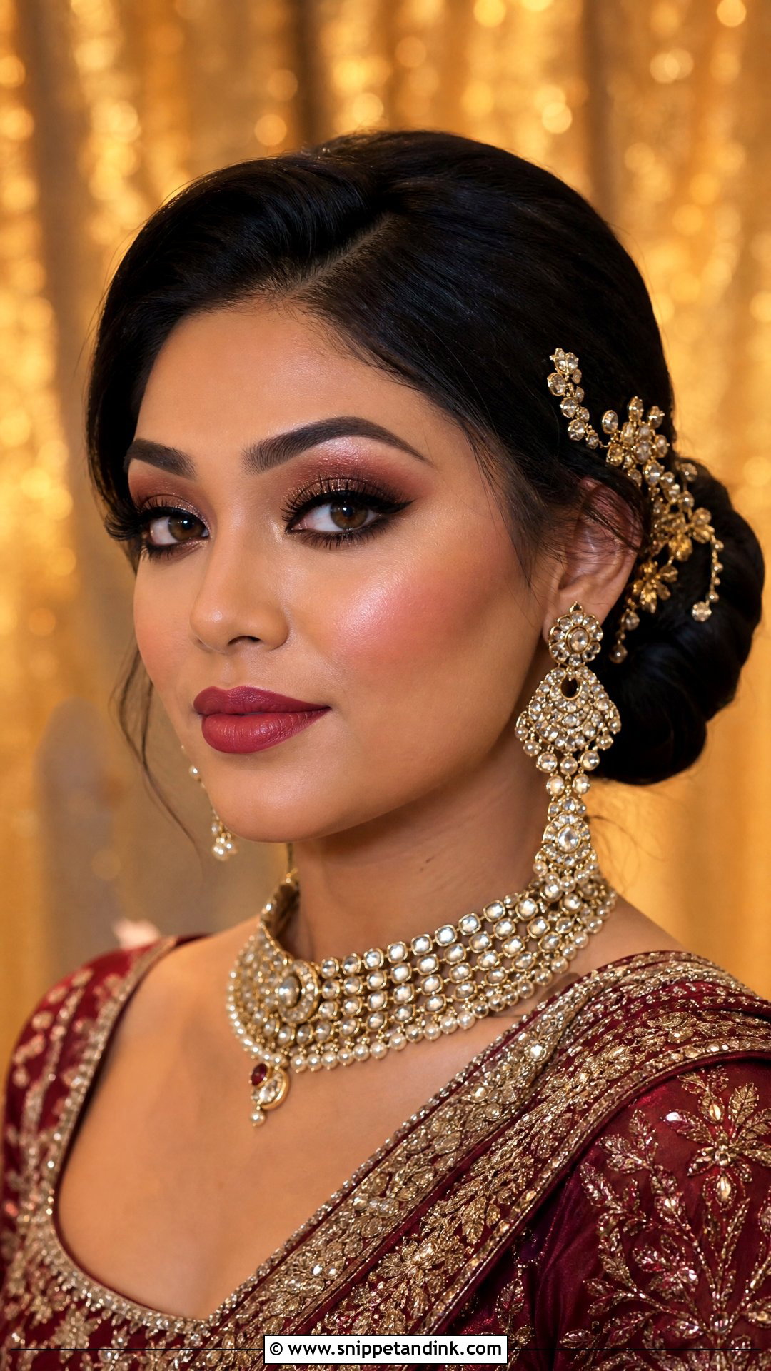 Nepali Bridal Makeup With Reception Look - Snippet and Ink - 20 Nepali Bridal Makeup Ideas