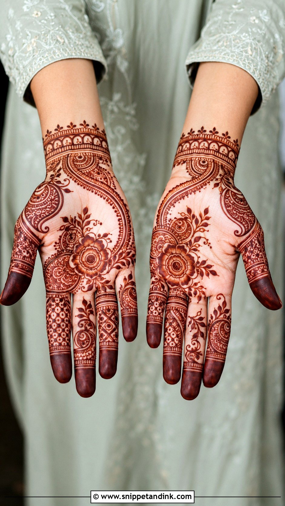 Net Front Hand Mehndi Design - Snippet and Ink - 35 Simple Unique Front Hand Mehndi Designs