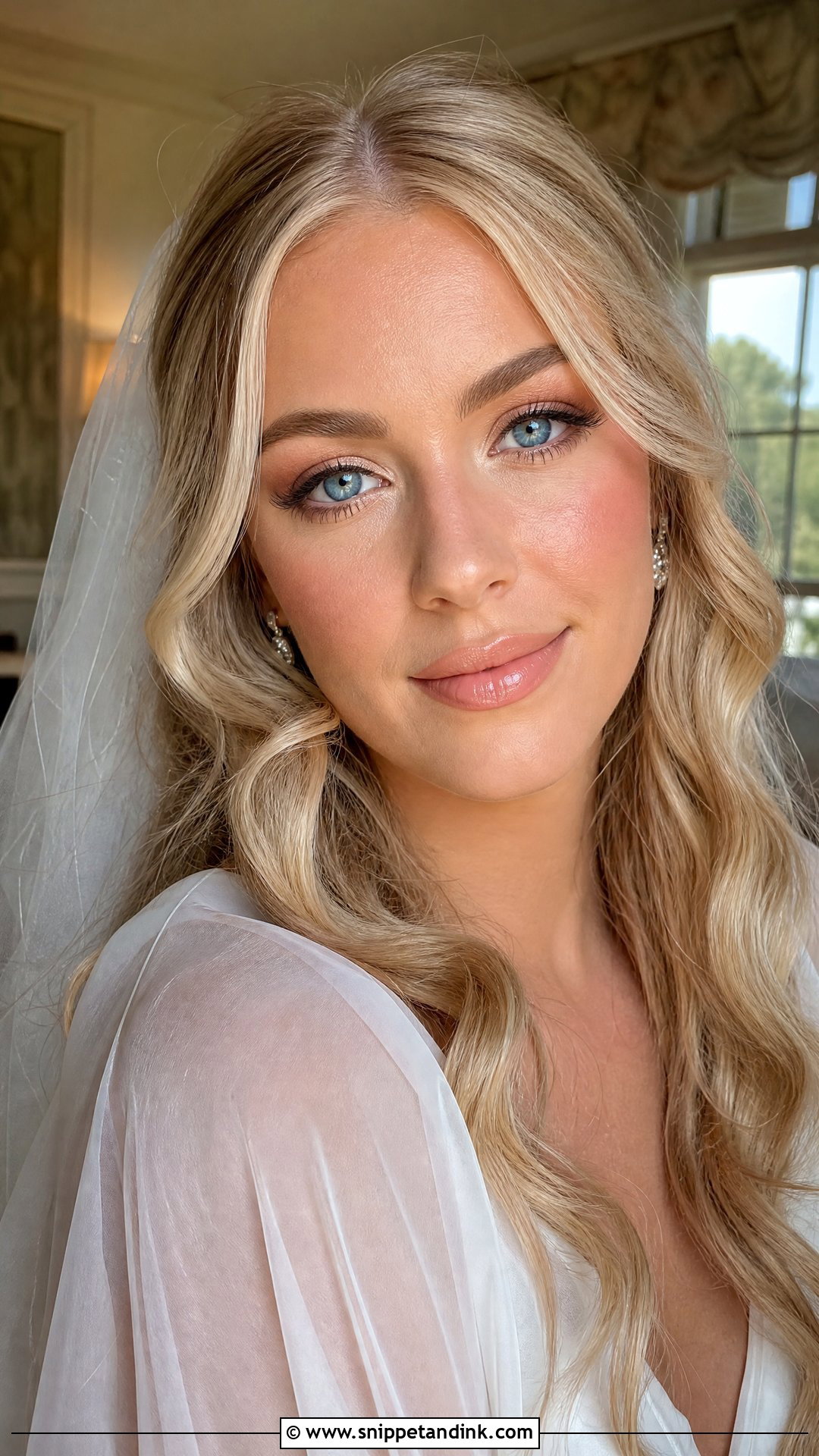 Neutral Bridal Makeup For Blue Eyes - Snippet and Ink - 25 Neutral Bridal Makeup Ideas