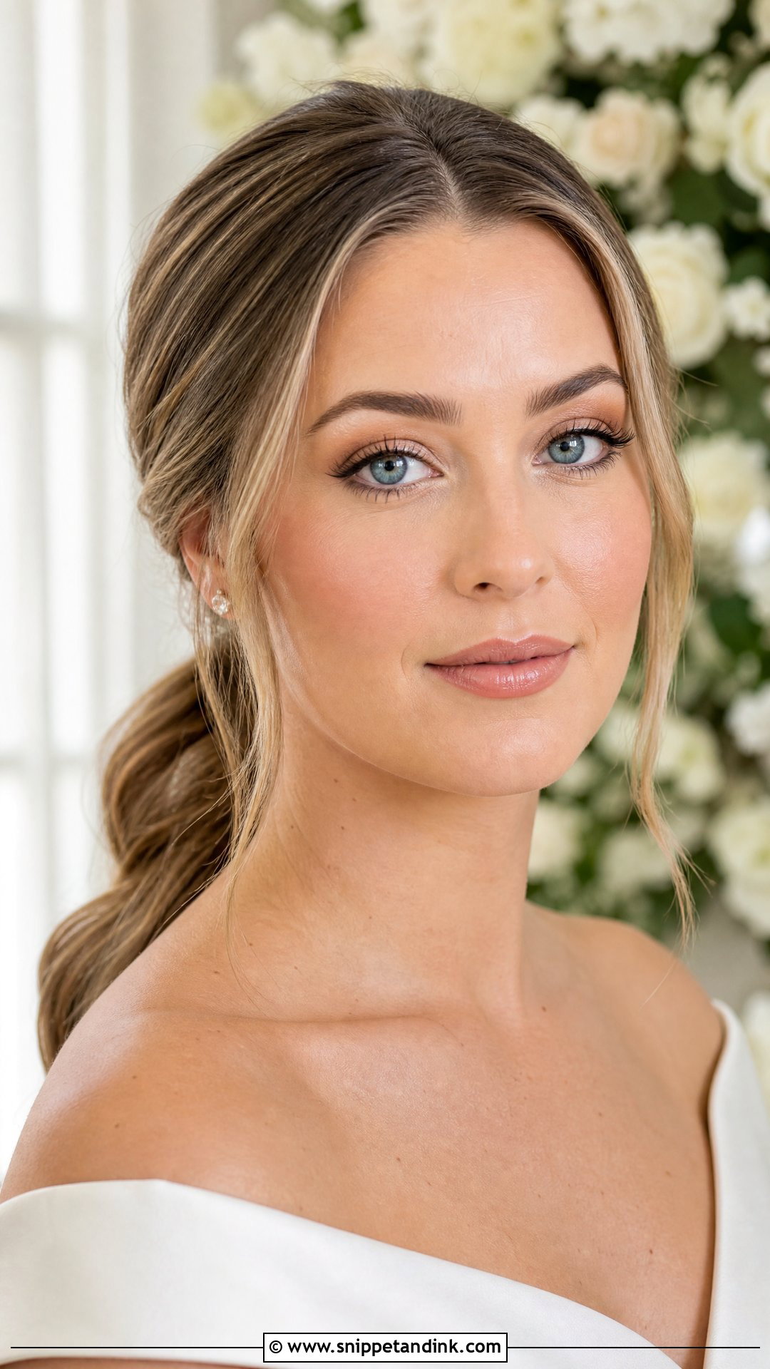 Neutral Bridal Makeup For Blue Eyes - Snippet and Ink - 20 Natural Glam Bridal Makeup for Blue Eyes