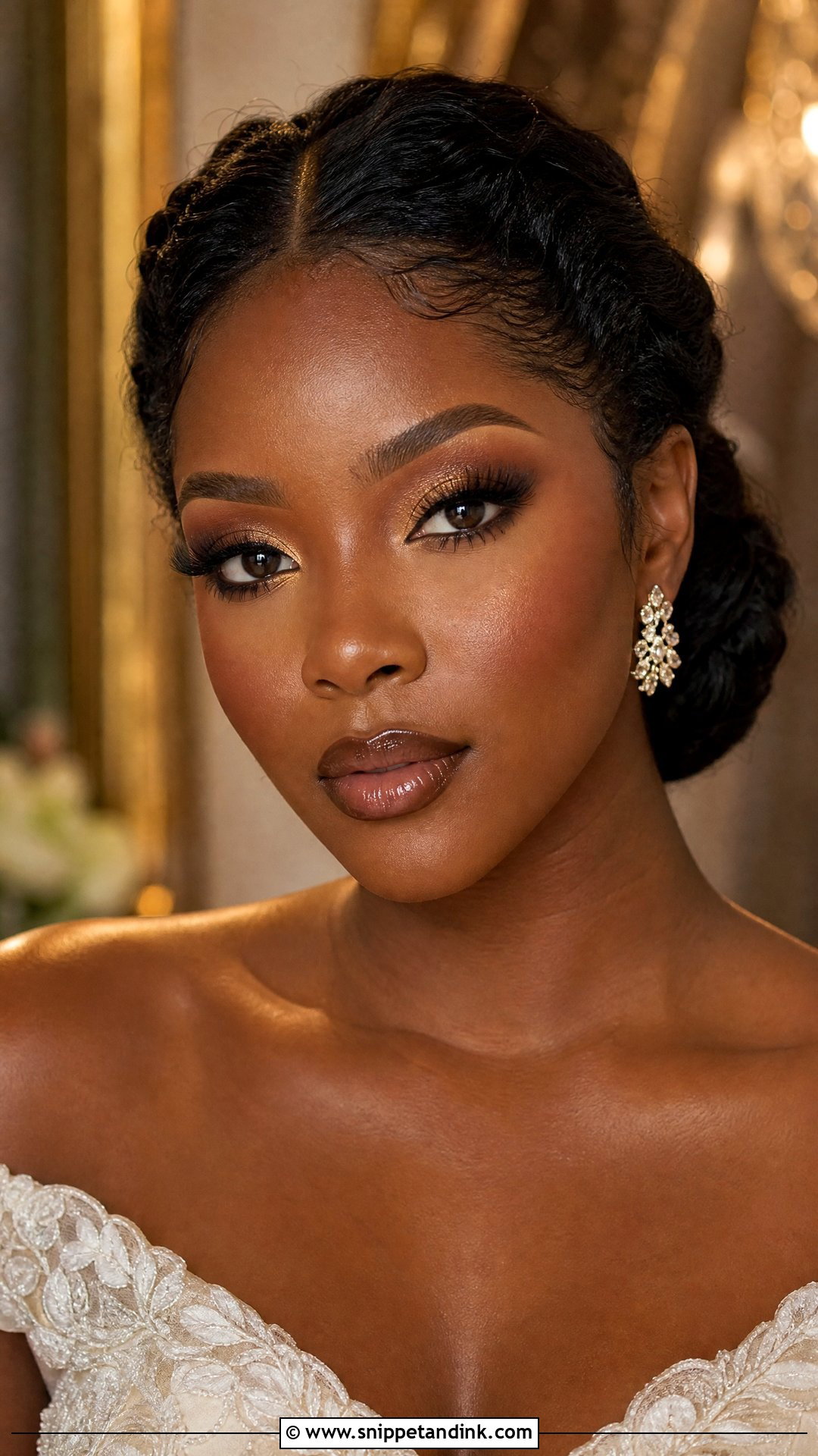 Neutral Bridal Makeup For Dark Skin - Snippet and Ink - 25 Neutral Bridal Makeup Ideas