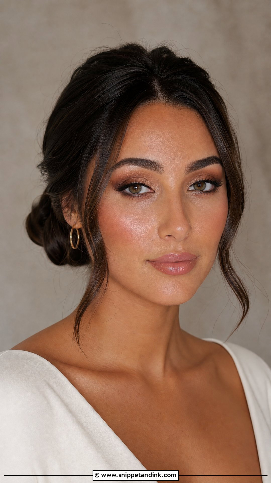 Neutral Bridal Makeup - Snippet and Ink - 20 Bridal Look Makeup Ideas